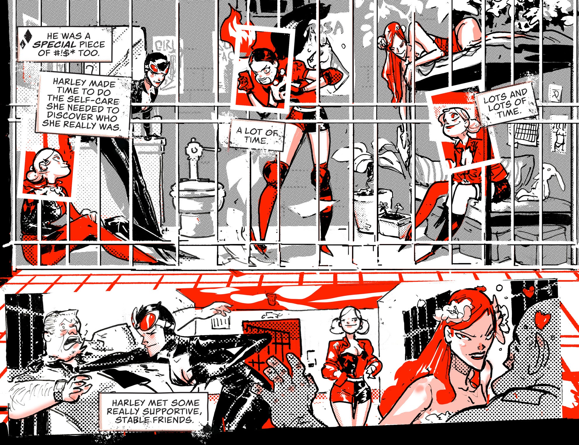 Read online Harley Quinn Black   White   Red comic -  Issue #5 - 12