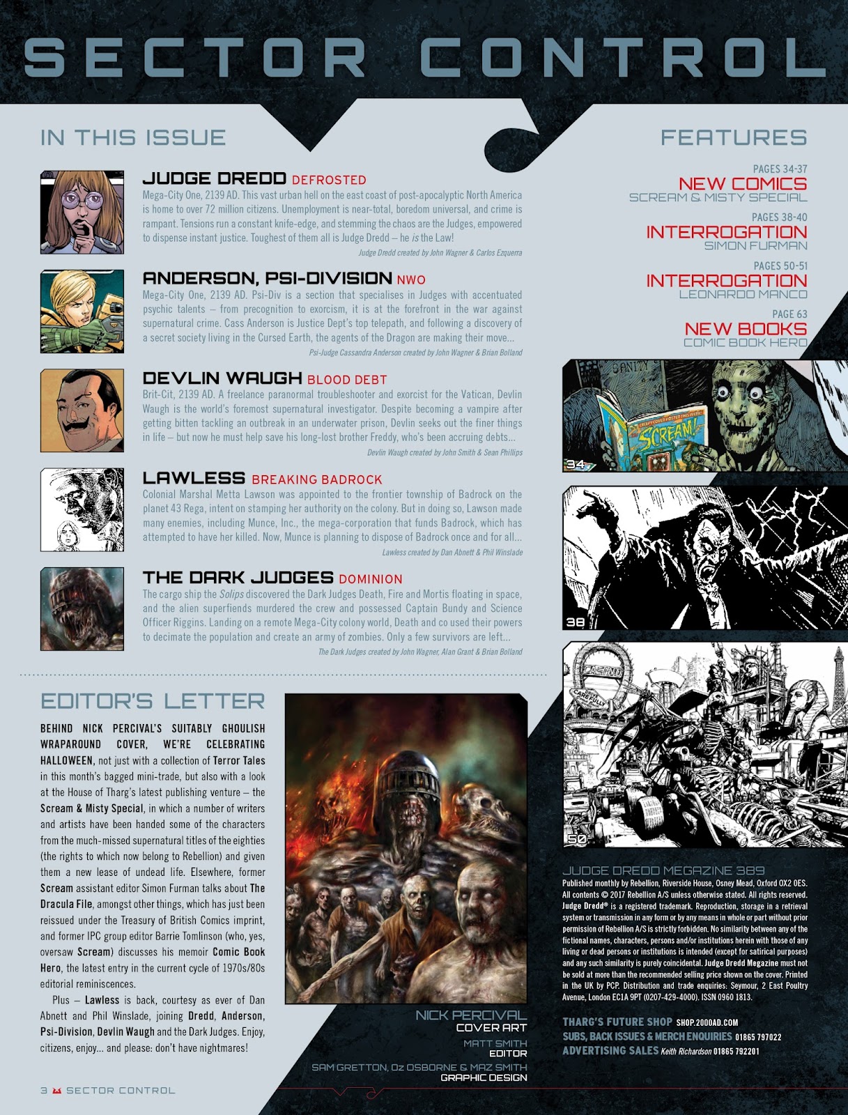 Judge Dredd Megazine (Vol. 5) issue 389 - Page 3