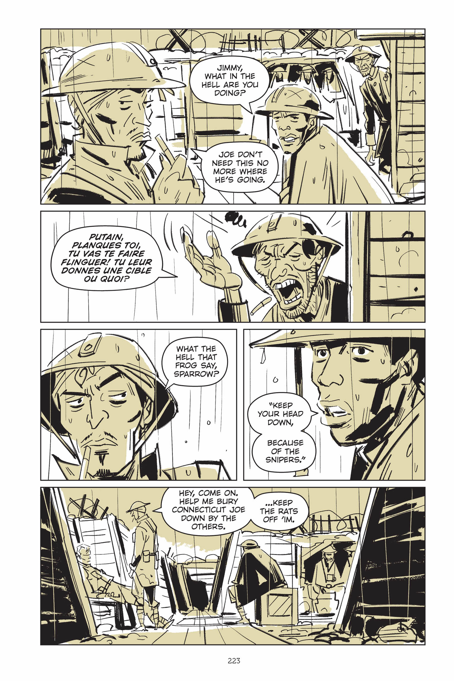 Read online Now Let Me Fly: A Portrait of Eugene Bullard comic -  Issue # TPB (Part 3) - 21