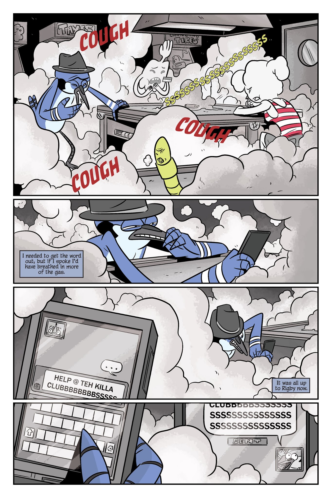 Read online Regular Show: Noir Means Noir, Buddy comic -  Issue # TPB (Part 1) - 68