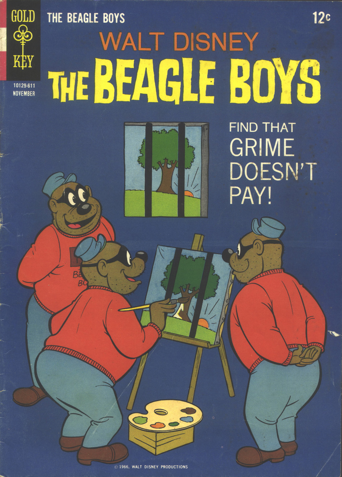 Read online Walt Disney THE BEAGLE BOYS comic -  Issue #4 - 1