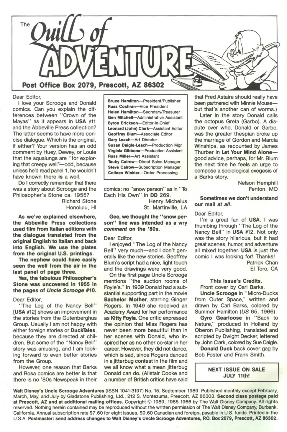 Read online Walt Disney's Uncle Scrooge Adventures comic -  Issue #15 - 2