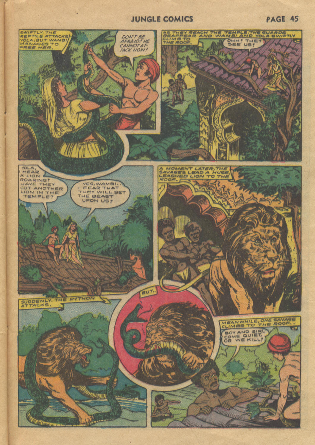 Read online Jungle Comics comic -  Issue #34 - 47