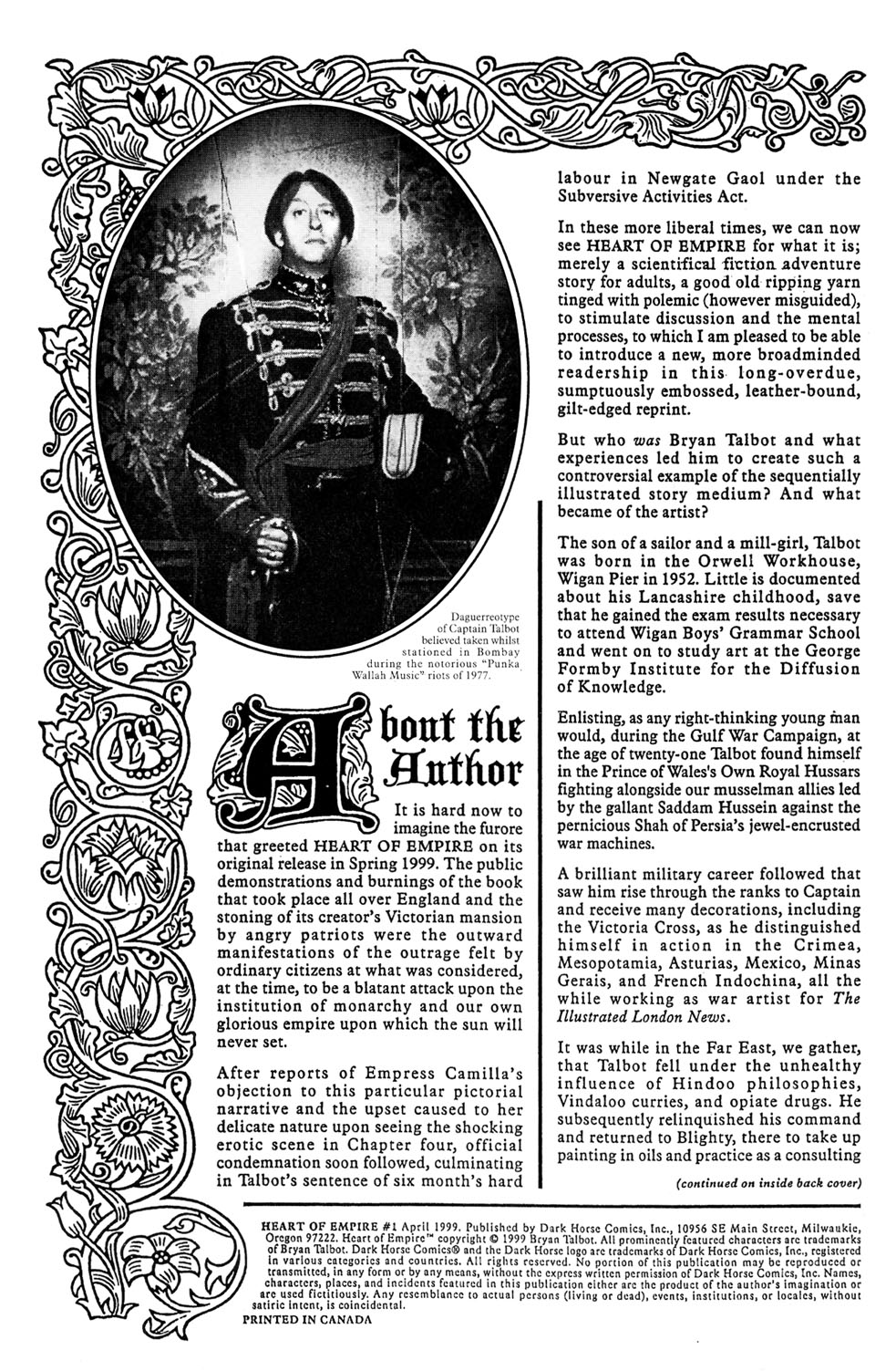 Read online Heart of Empire comic -  Issue #1 - 2