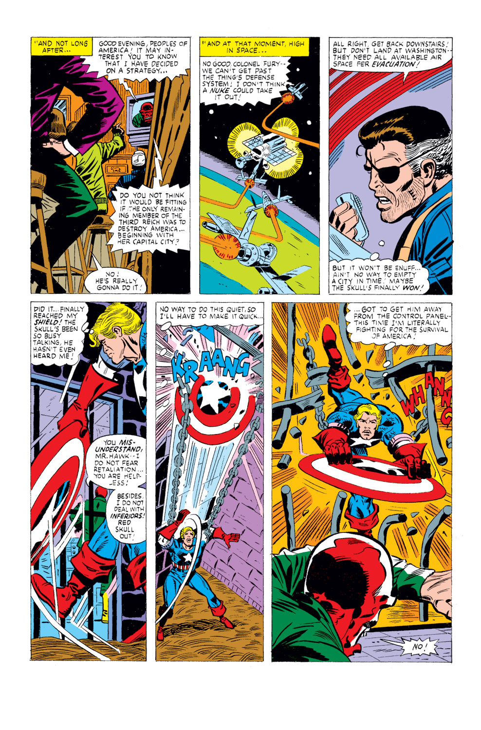 What If? (1977) issue 26 - Captain America had been elected president - Page 18