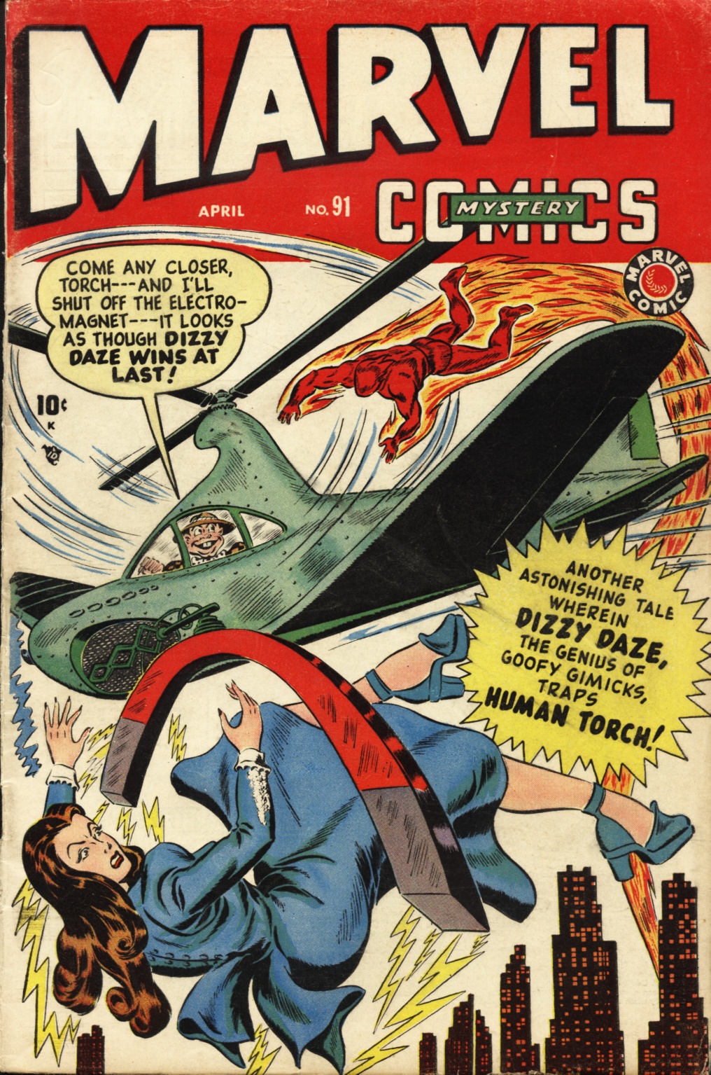 Read online Marvel Mystery Comics comic -  Issue #91 - 1