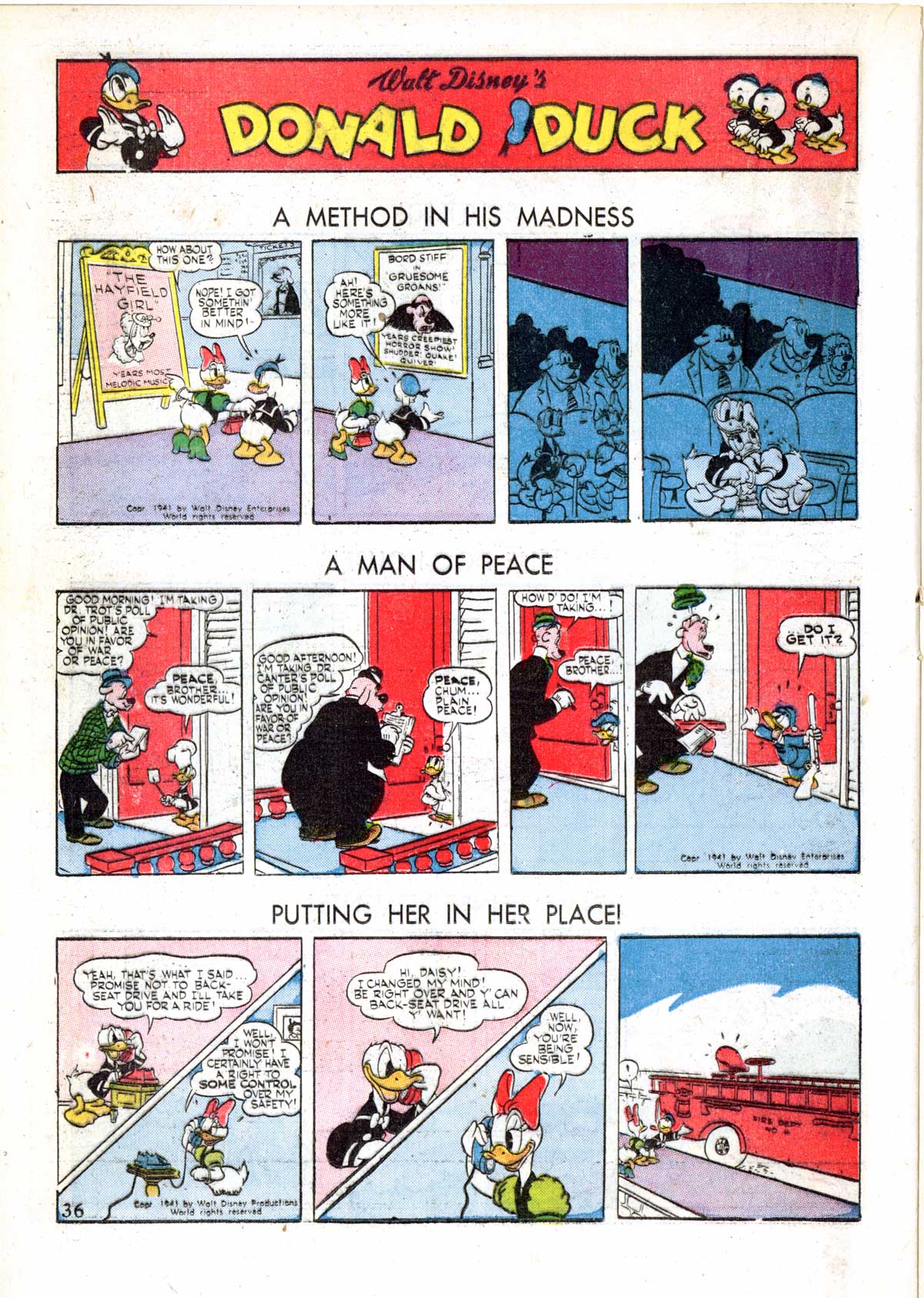 Read online Walt Disney's Comics and Stories comic -  Issue #33 - 38