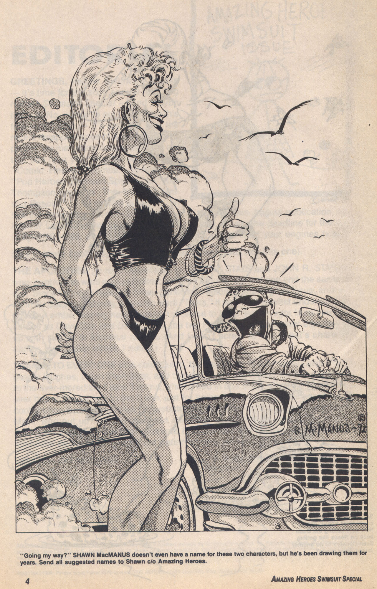 Read online Amazing Heroes Swimsuit Special comic -  Issue # TPB 3 - 4