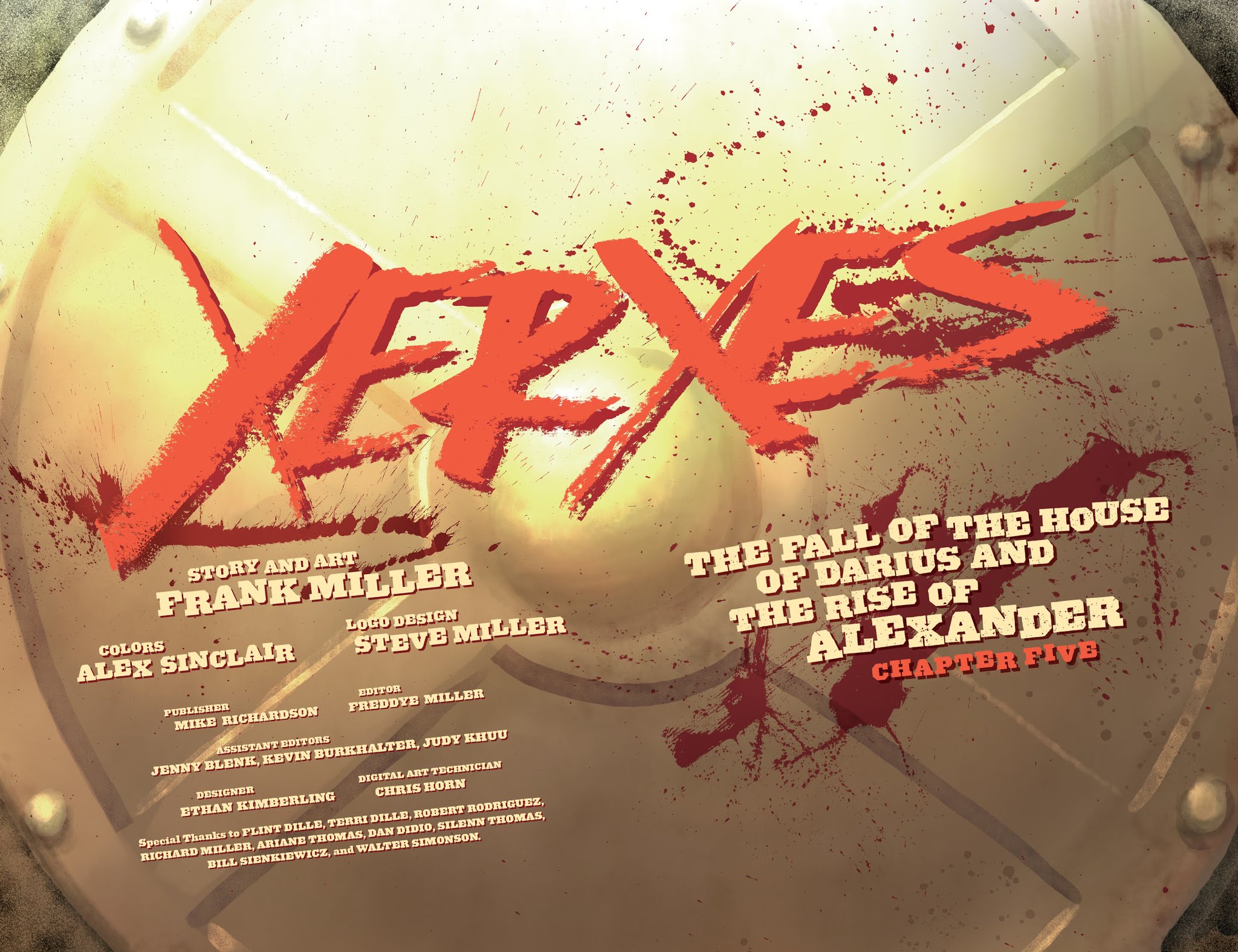 Read online Xerxes: The Fall of the House of Darius and the Rise of Alexander comic -  Issue #5 - 2