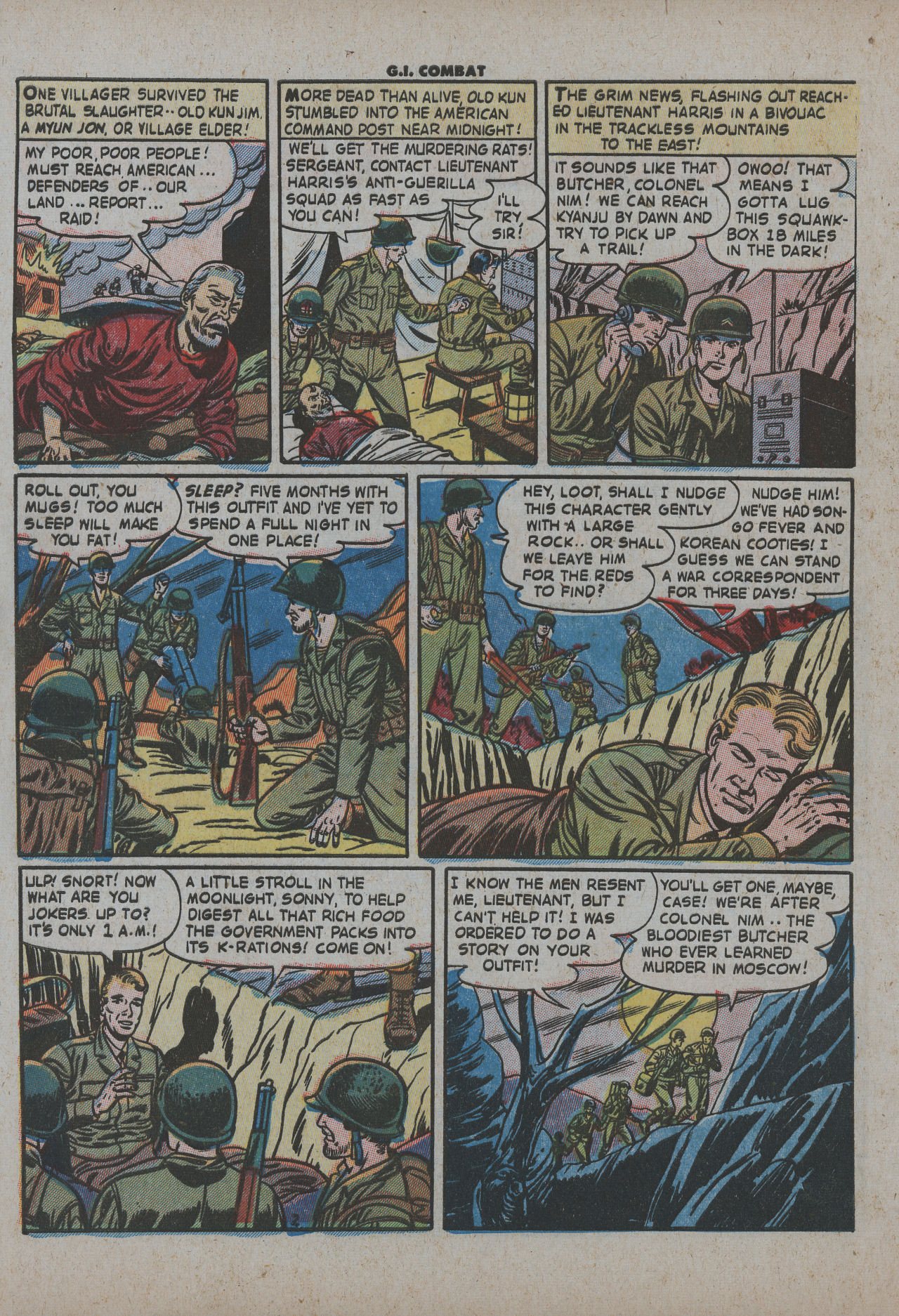 Read online G.I. Combat (1952) comic -  Issue #9 - 28