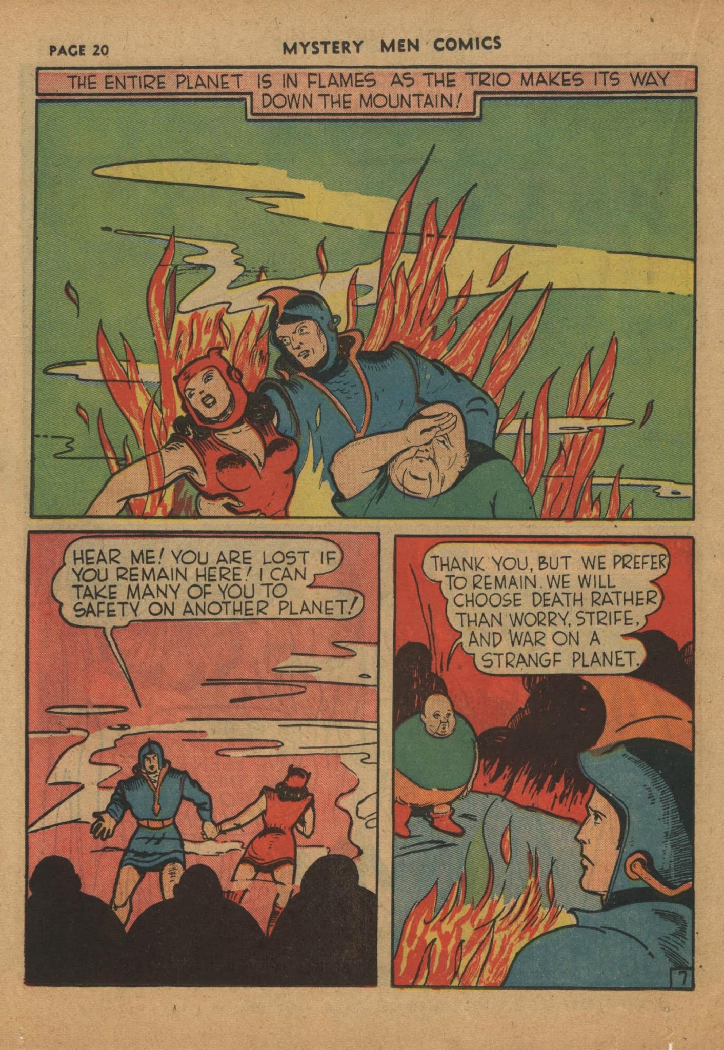 Read online Mystery Men Comics comic -  Issue #9 - 22