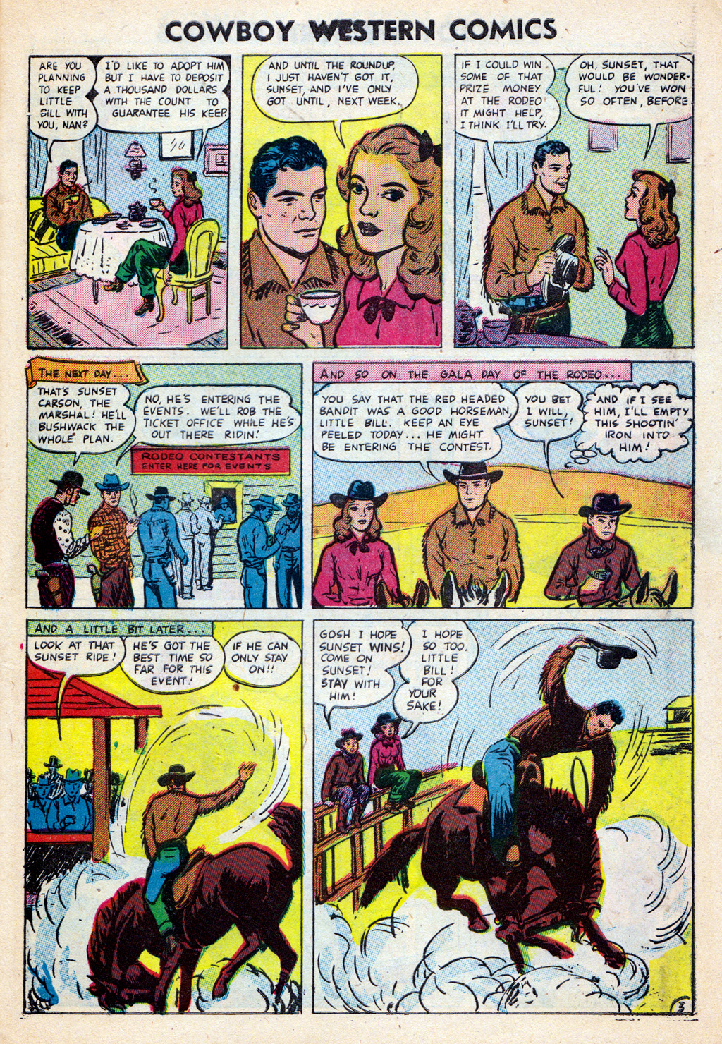 Read online Cowboy Western Comics (1948) comic -  Issue #35 - 27