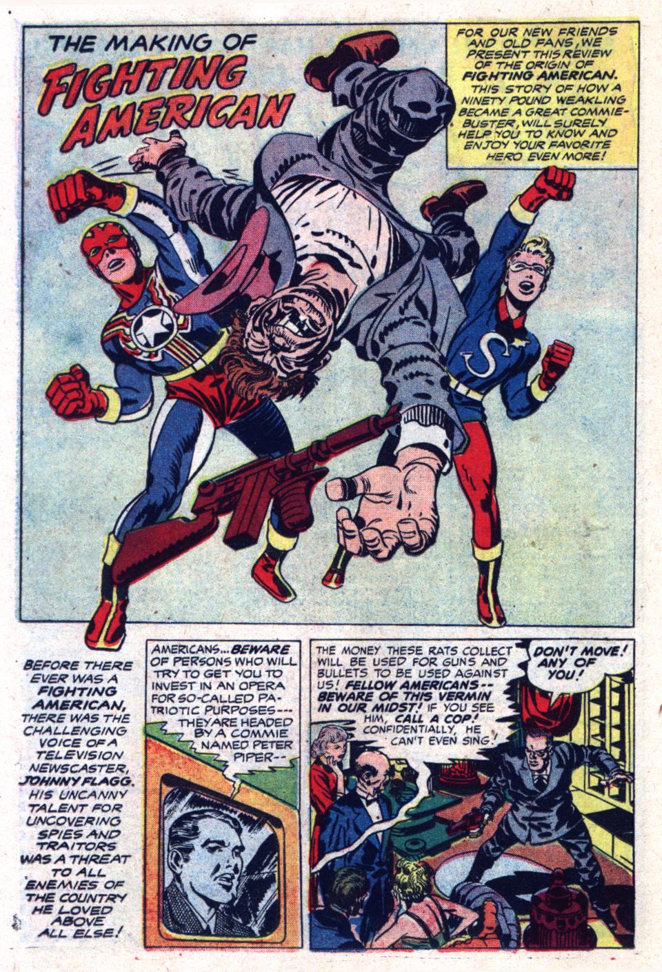 Read online Fighting American (1954) comic -  Issue #6 - 14