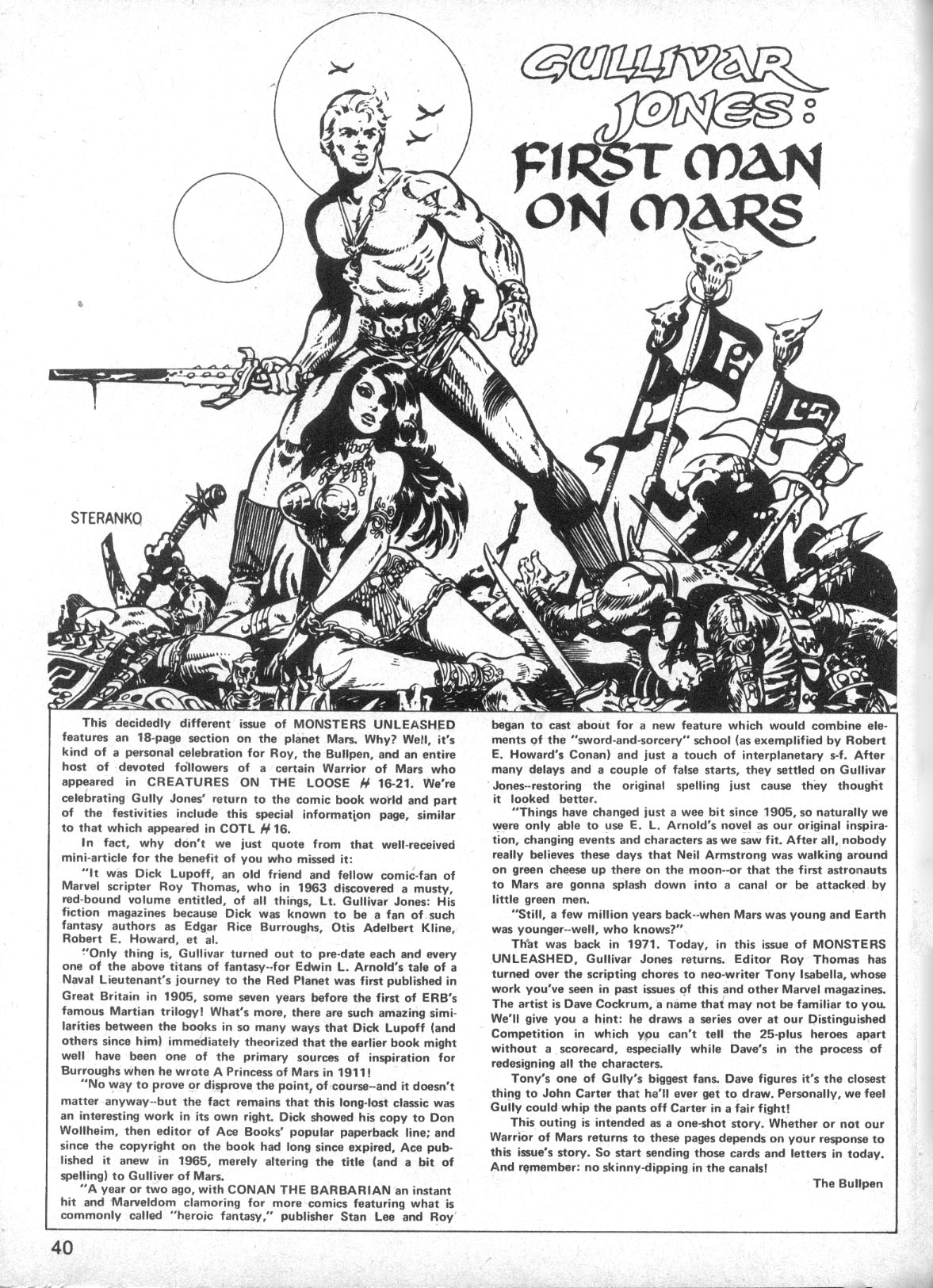 Read online Monsters Unleashed (1973) comic -  Issue #4 - 41