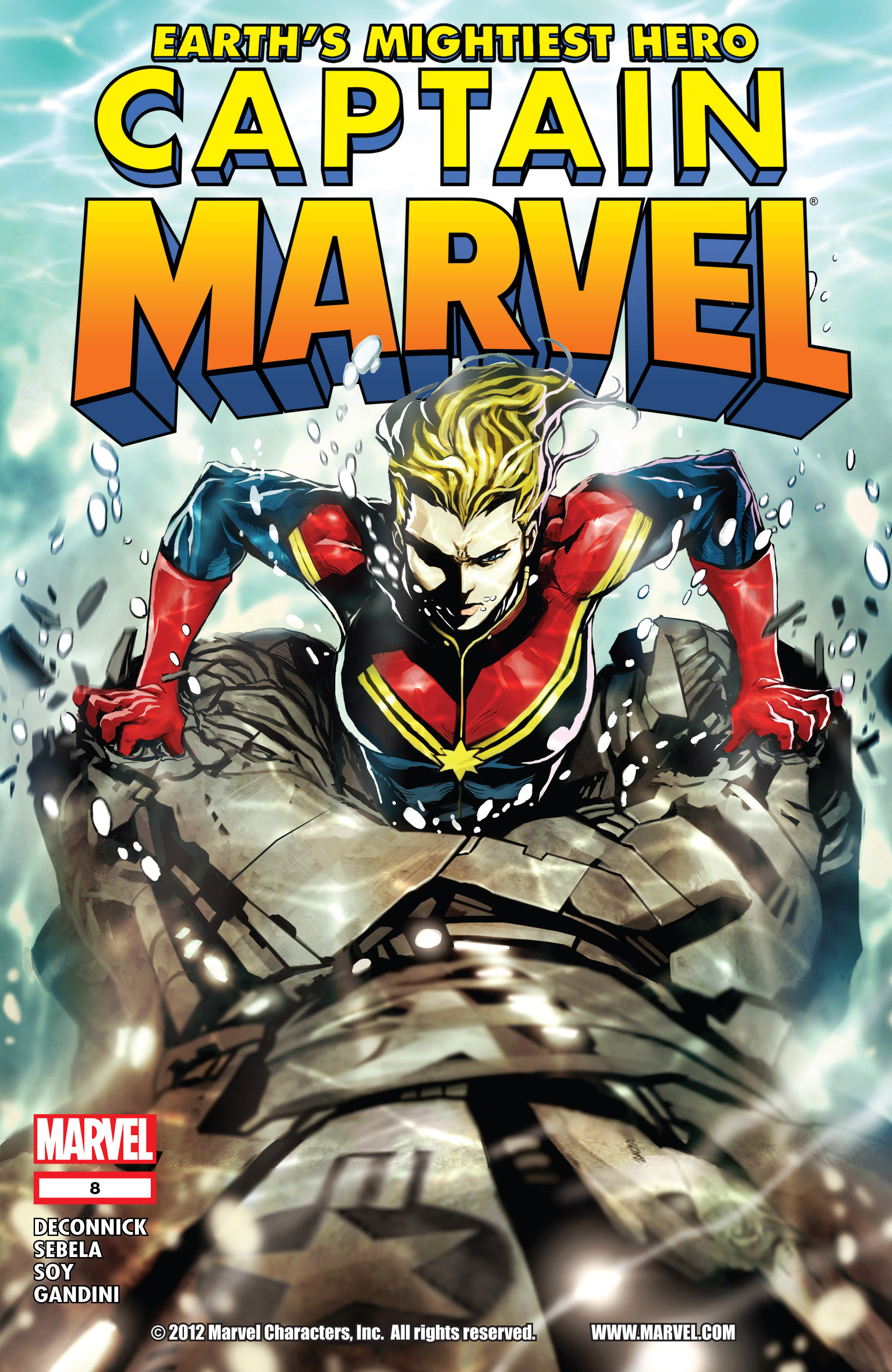 Read online Captain Marvel (2012) comic -  Issue #8 - 1