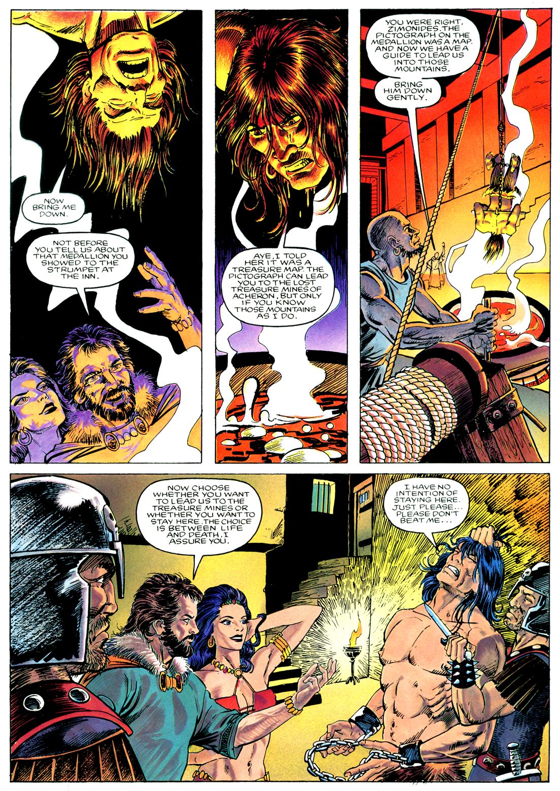 Read online Marvel Graphic Novel comic -  Issue #19 - Conan - The  Witch Queen of Acheron - 23
