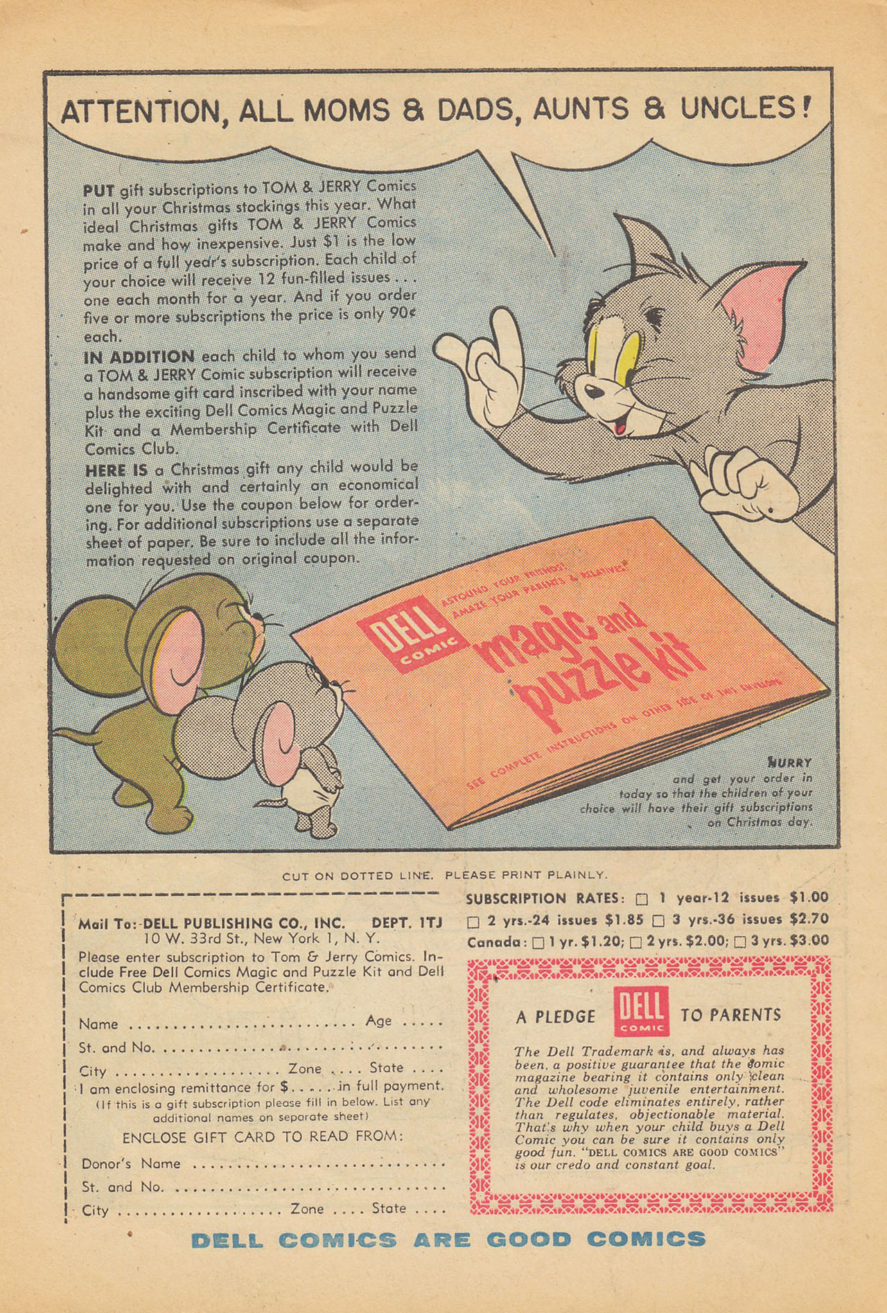 Read online Tom & Jerry Comics comic -  Issue #138 - 34