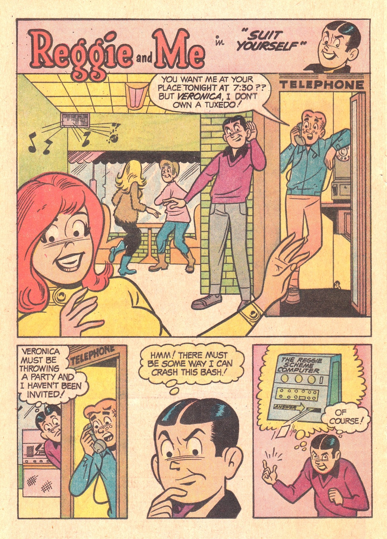 Read online Reggie and Me (1966) comic -  Issue #29 - 20