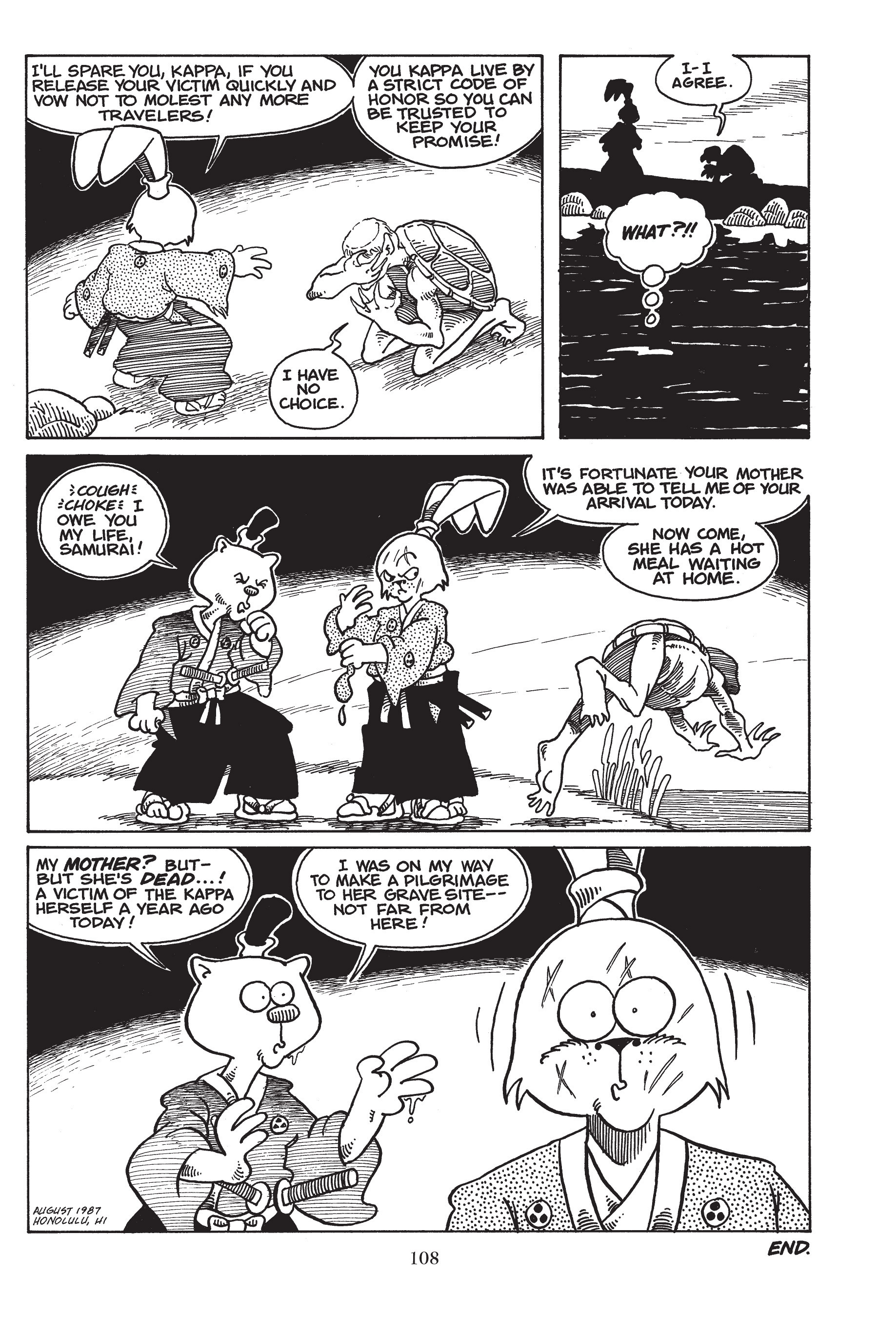 Read online Usagi Yojimbo (1987) comic -  Issue # _TPB 2 - 109