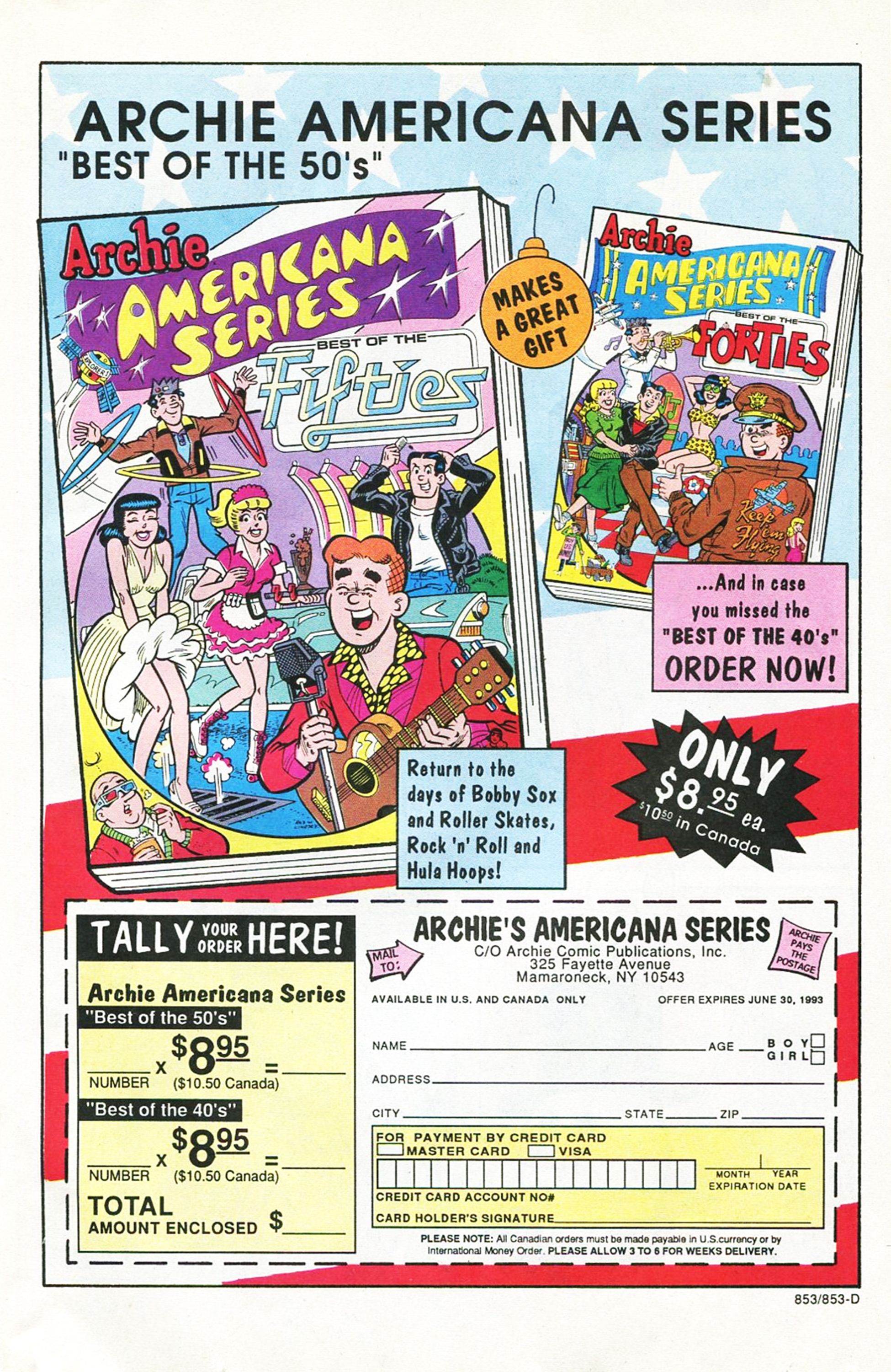 Read online Archie (1960) comic -  Issue #408 - 19