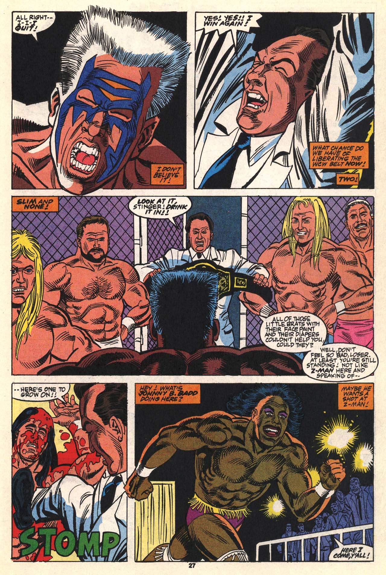 Read online WCW World Championship Wrestling comic -  Issue #5 - 27