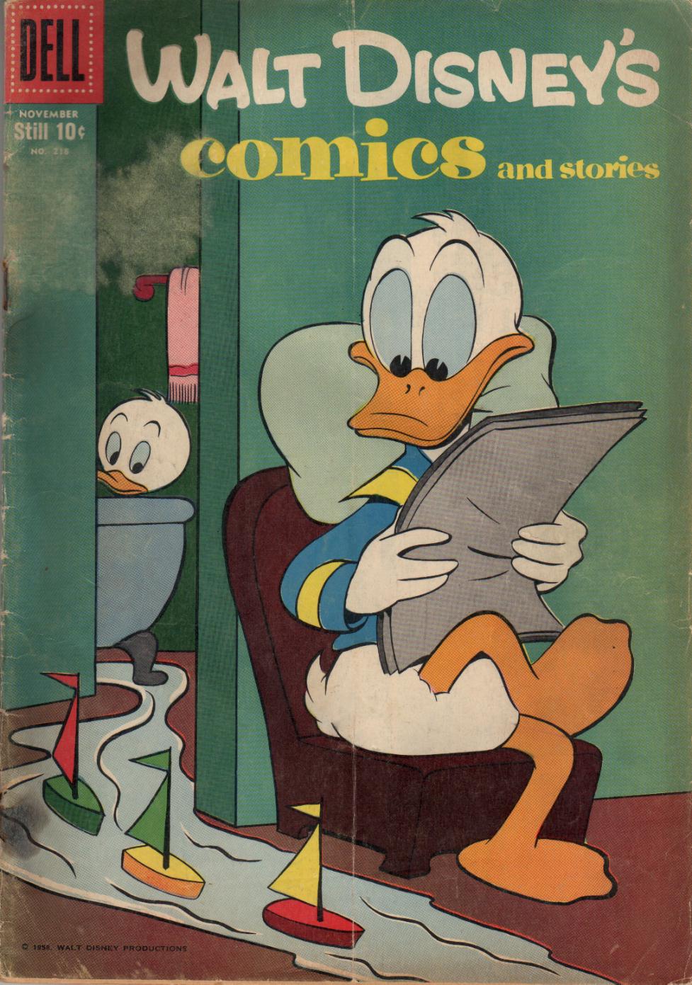 Read online Walt Disney's Comics and Stories comic -  Issue #218 - 1