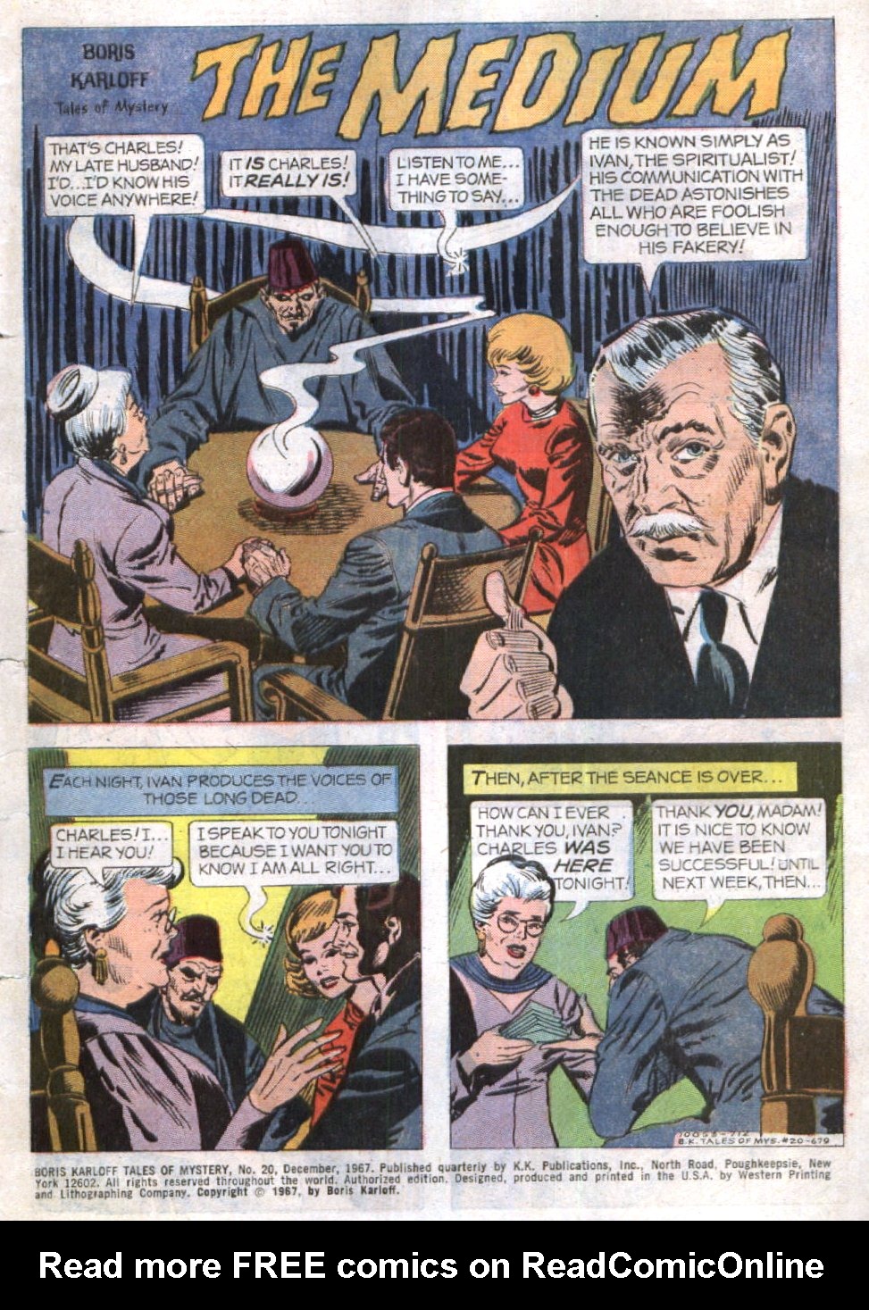 Read online Boris Karloff Tales of Mystery comic -  Issue #20 - 3