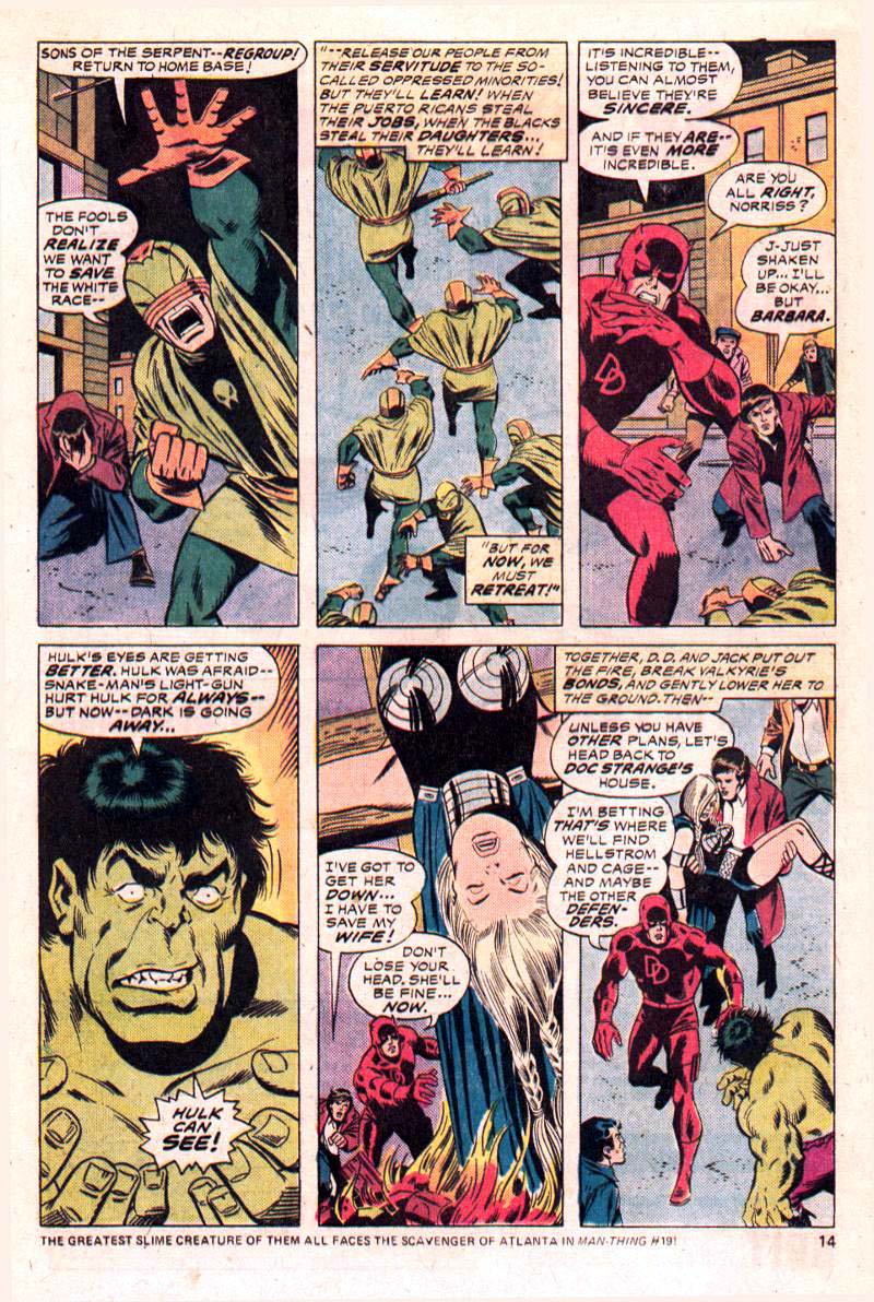The Defenders (1972) Issue #25 #26 - English 9