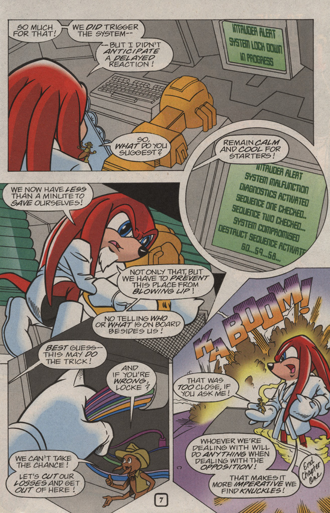 Read online Knuckles the Echidna comic -  Issue #32 - 11