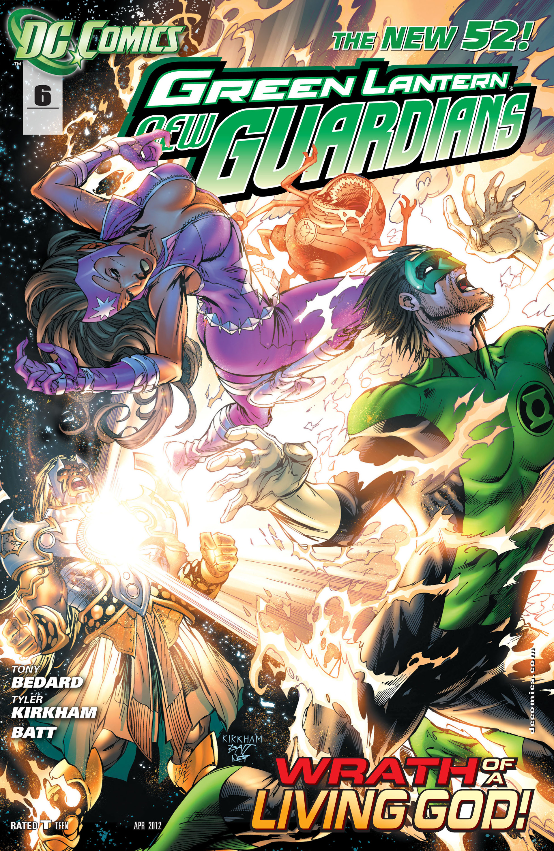 Read online Green Lantern: New Guardians comic -  Issue #6 - 1