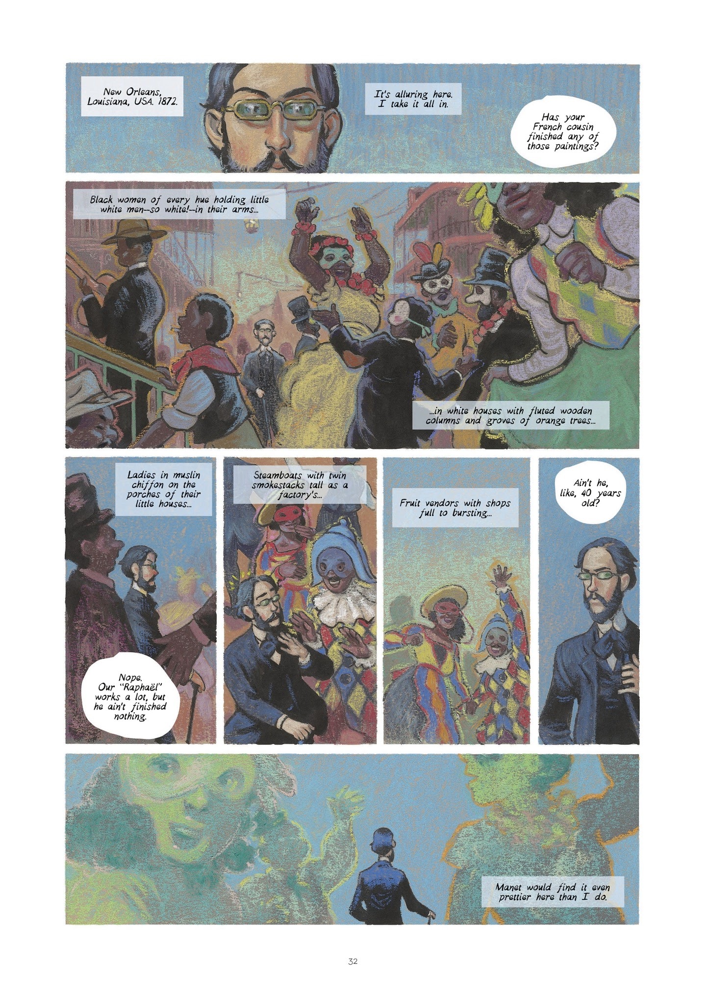 Read online Degas and Cassatt: The Dance of Solitude comic -  Issue # TPB - 32