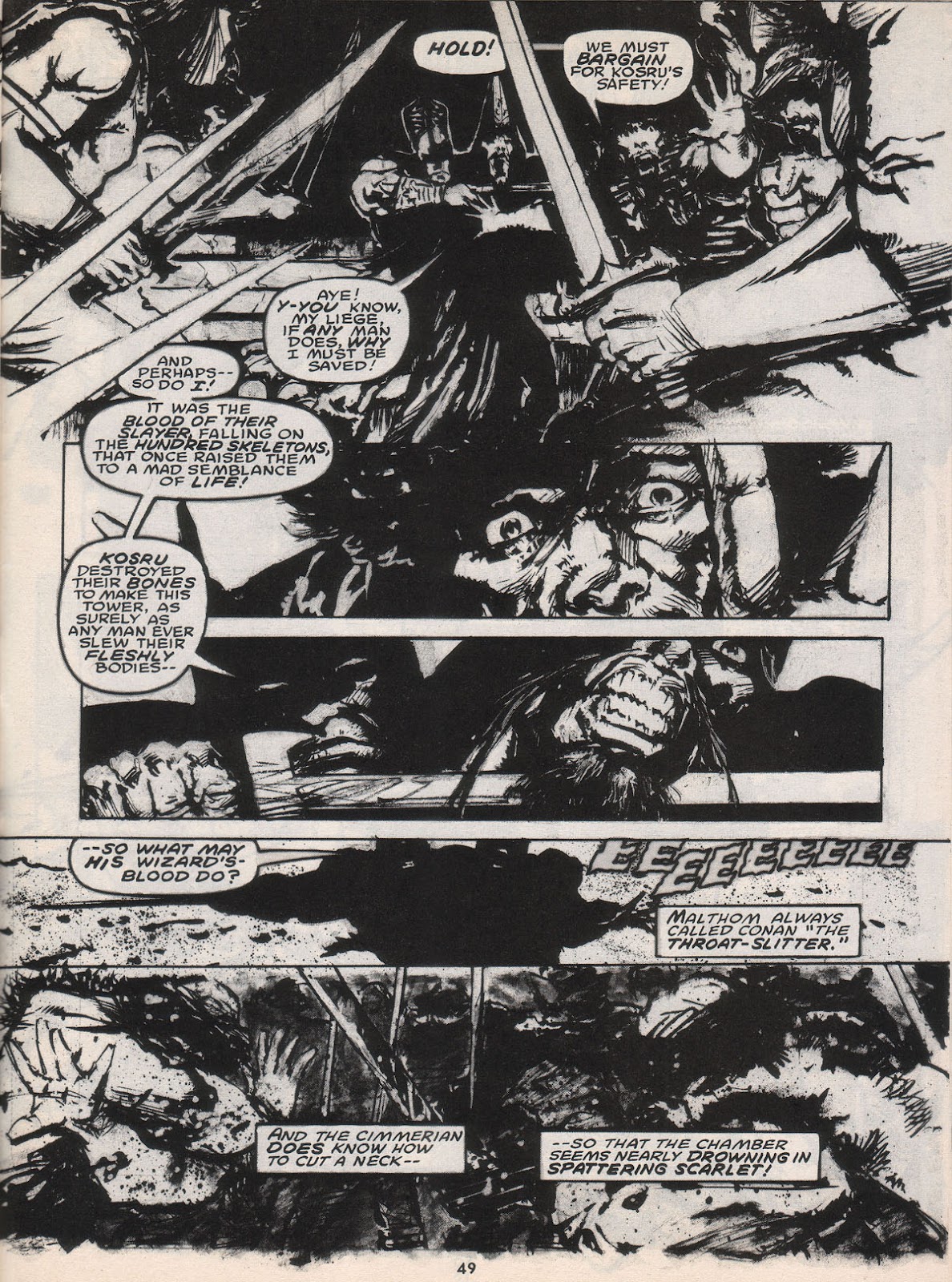 The Savage Sword Of Conan issue 222 - Page 50