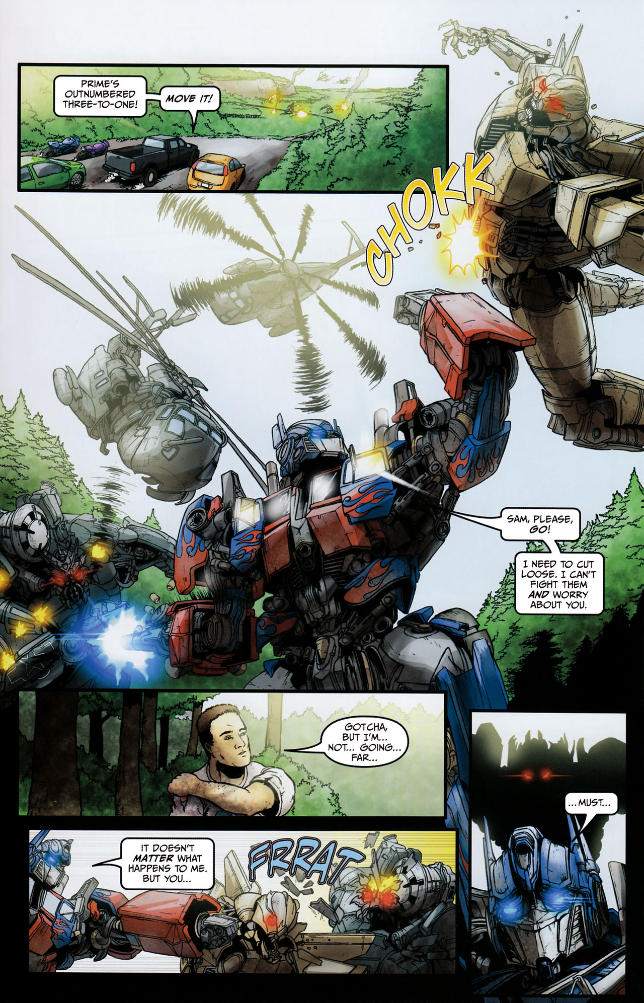 Read online Transformers: Revenge of the Fallen — Official Movie Adaptation comic -  Issue #2 - 19