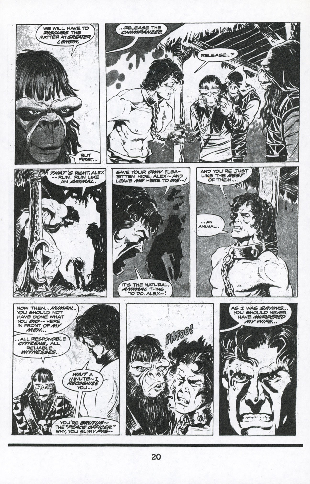 Read online Terror on the Planet of the Apes comic -  Issue #1 - 25