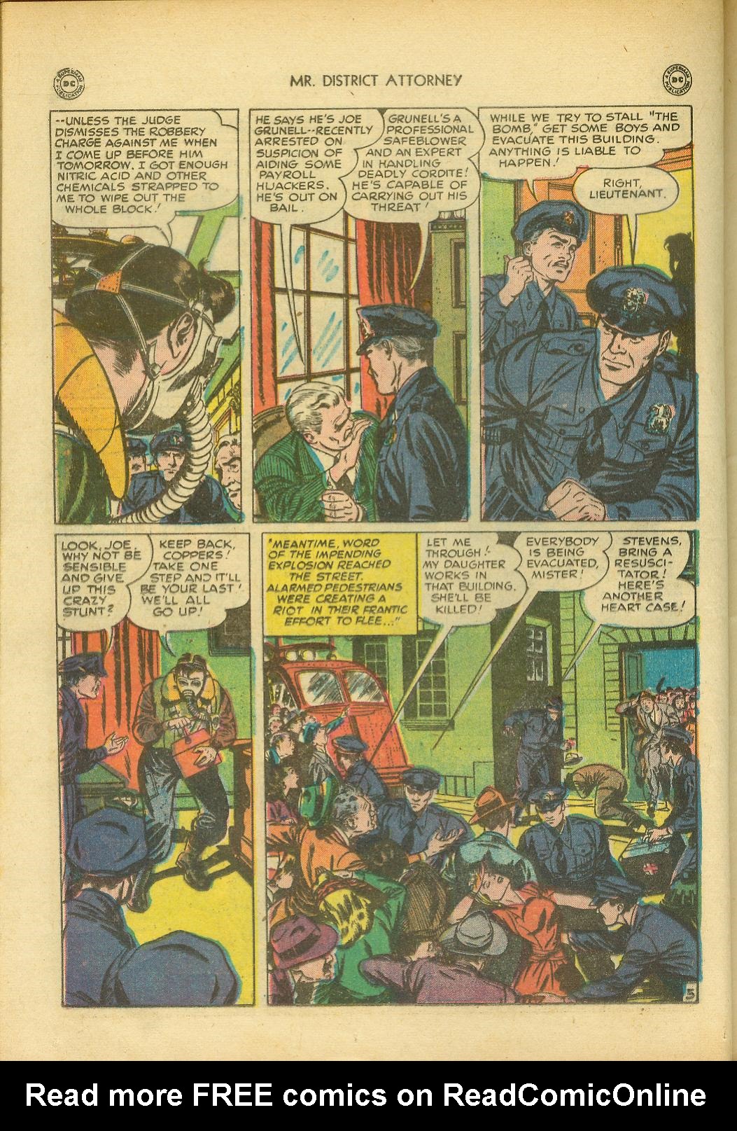Read online Mr. District Attorney comic -  Issue #7 - 34