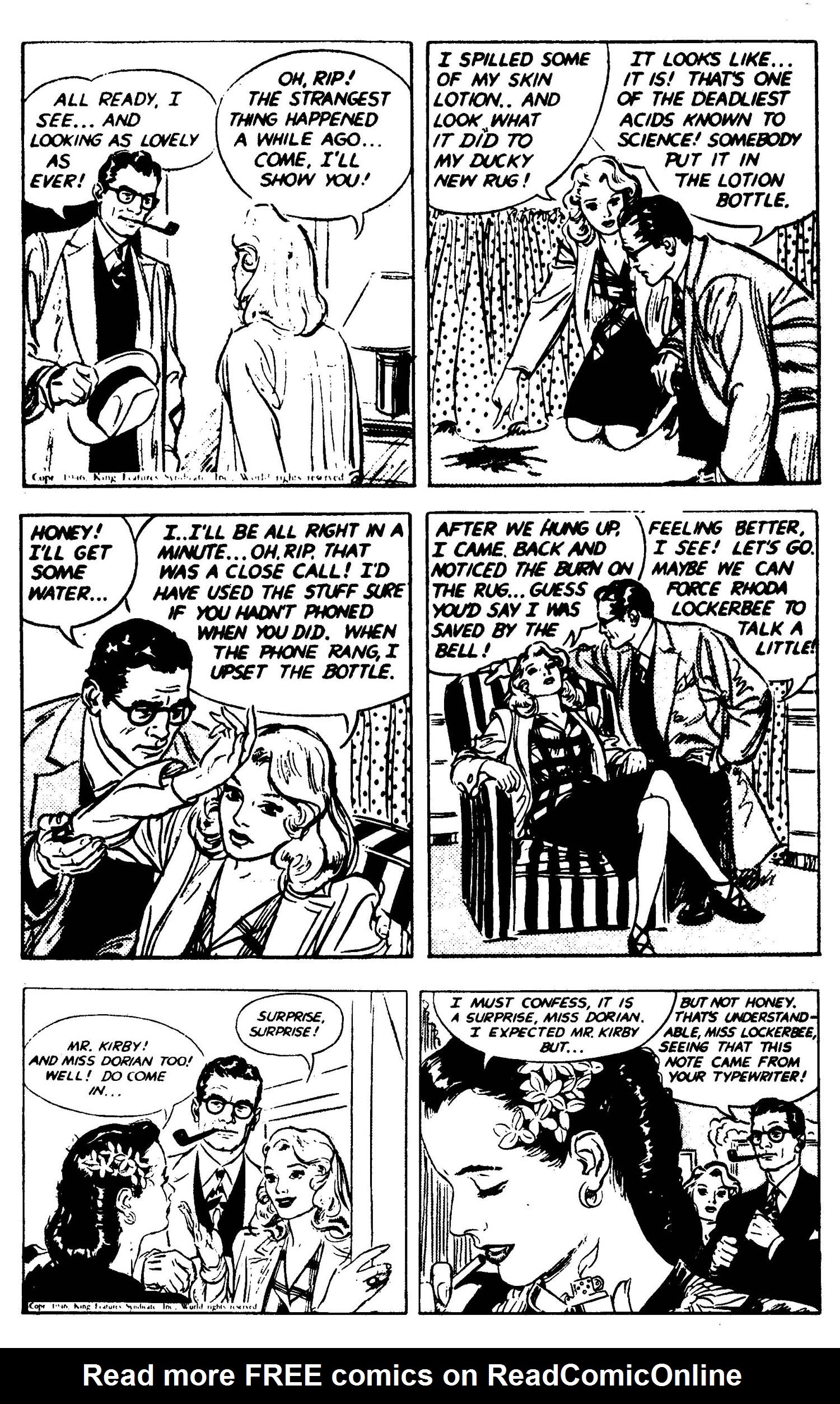 Read online Official Rip Kirby comic -  Issue #1 - 24