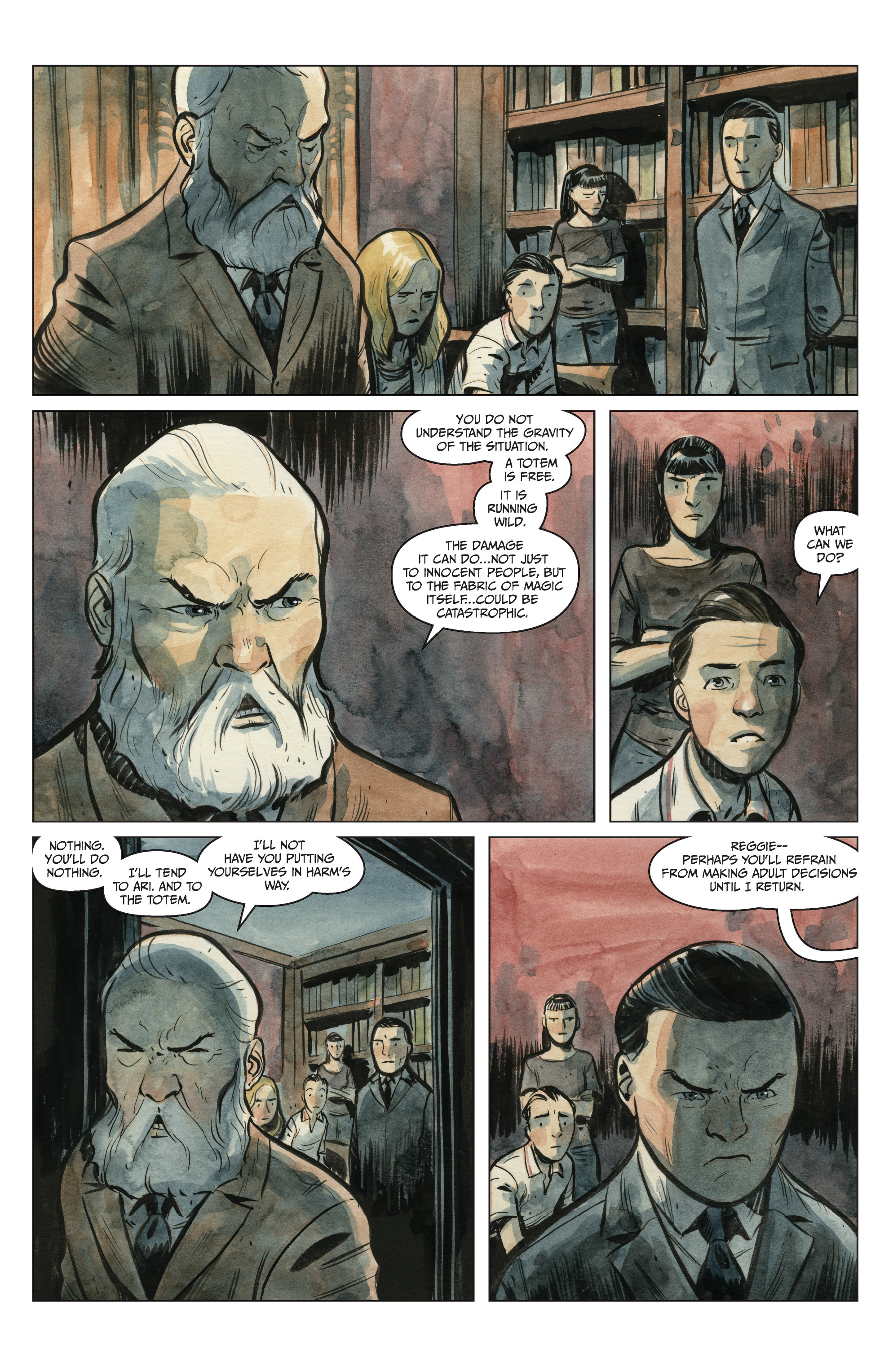 Read online Manor Black comic -  Issue #4 - 4