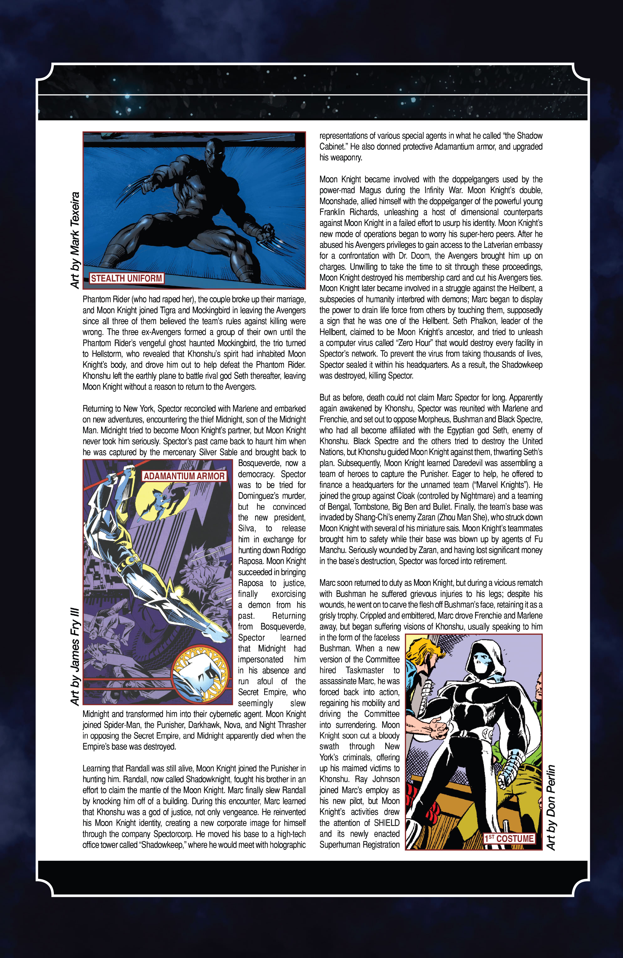 Read online Moon Knight by Huston, Benson & Hurwitz Omnibus comic -  Issue # TPB (Part 12) - 58