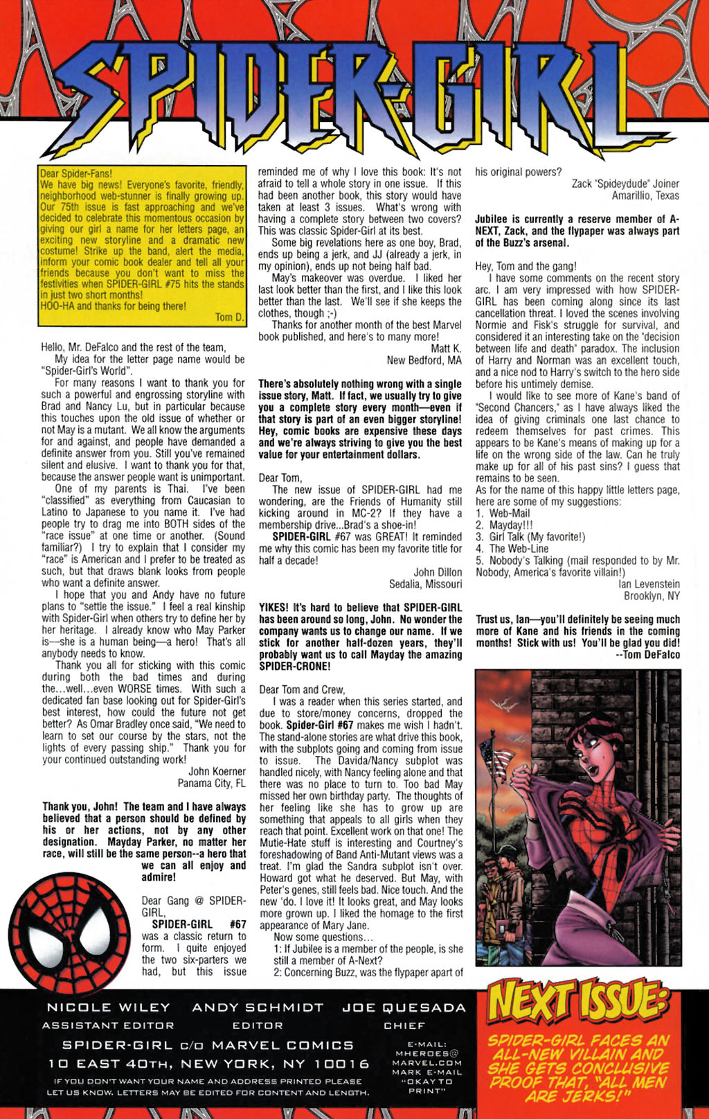 Read online Spider-Girl (1998) comic -  Issue #72 - 24