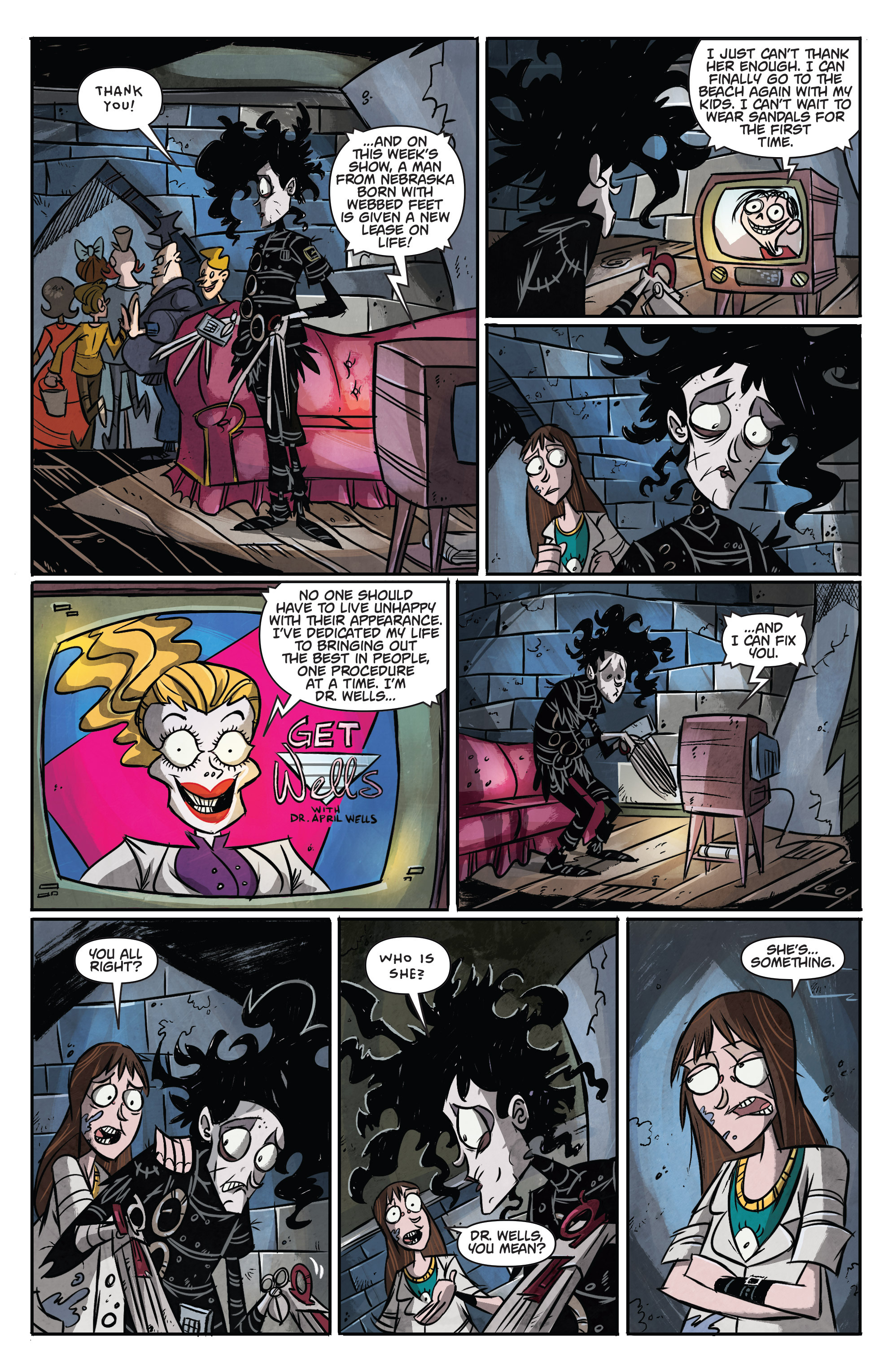 Read online Edward Scissorhands comic -  Issue #6 - 6