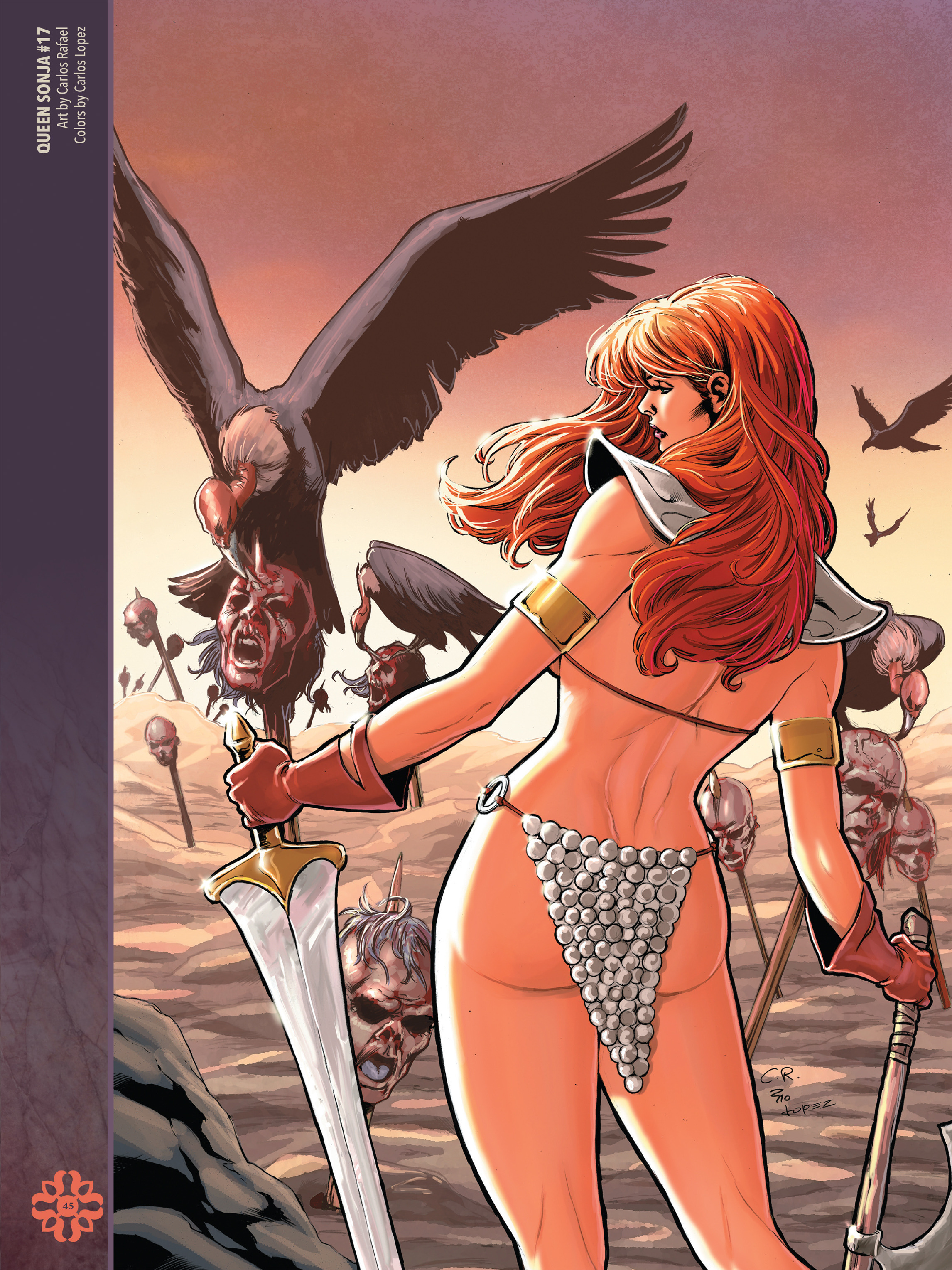 Read online The Art of Red Sonja comic -  Issue # TPB 2 (Part 1) - 45