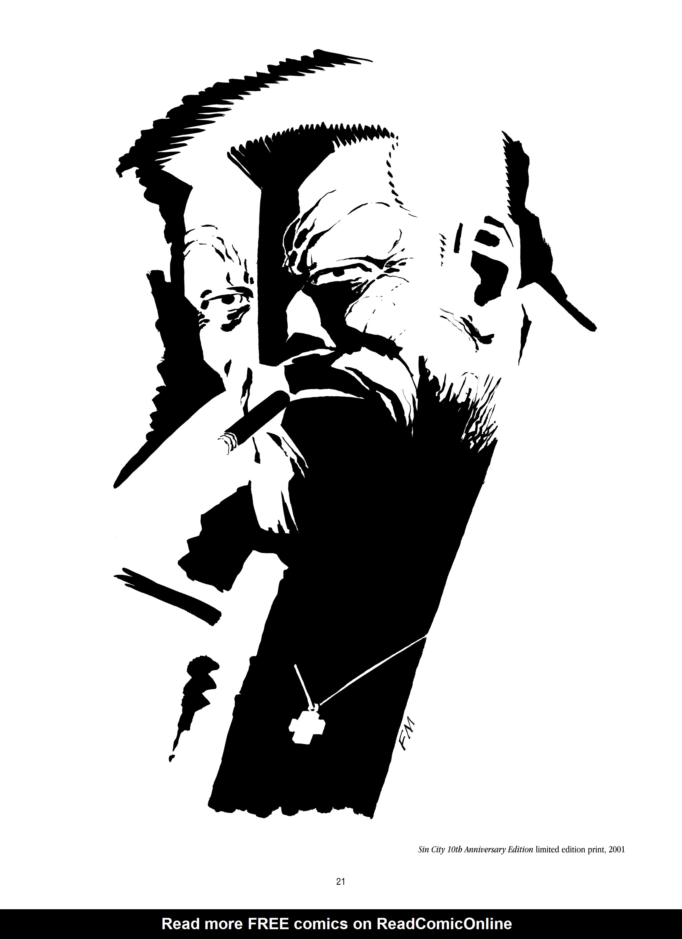 Read online Frank Miller: The Art of Sin City comic -  Issue # TPB - 24