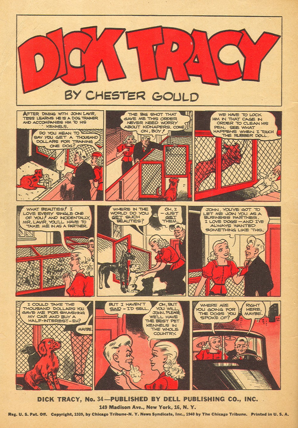 Read online Four Color Comics comic -  Issue #34 - 2