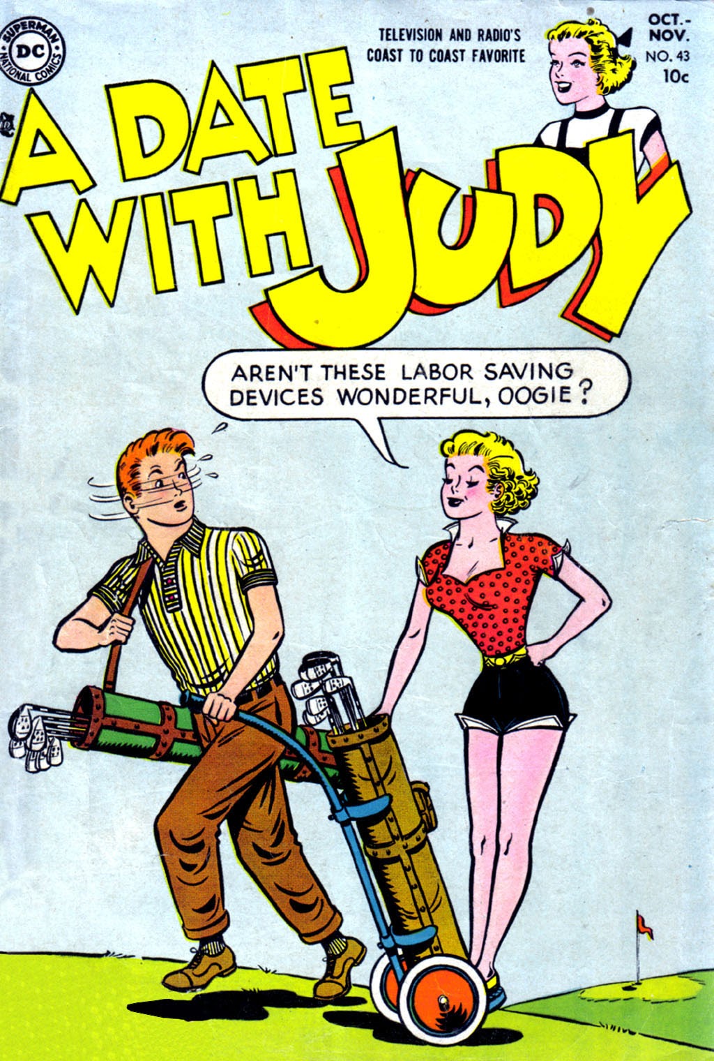 Read online A Date with Judy comic -  Issue #43 - 1