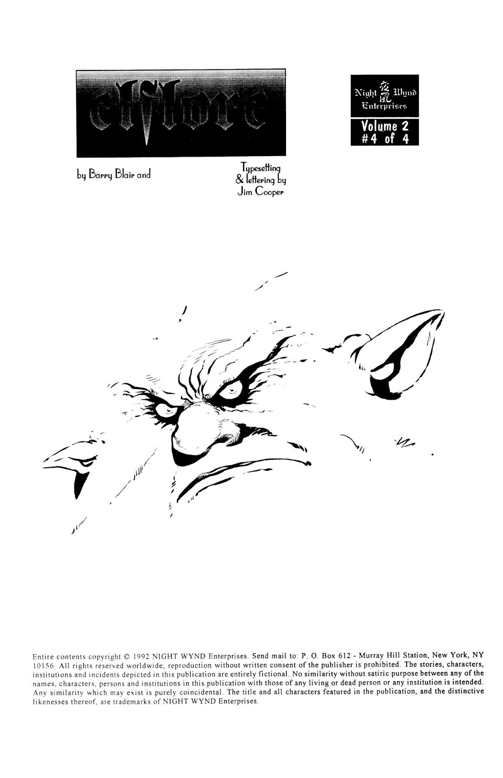 Elflore (1992) issue 4 - Page 2