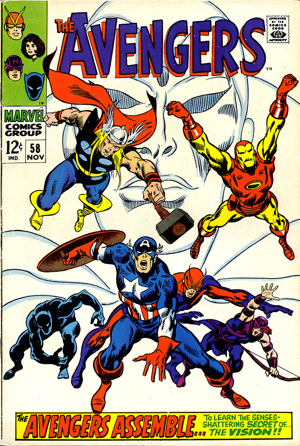 Read online The Avengers (1963) comic -  Issue #58 - 1