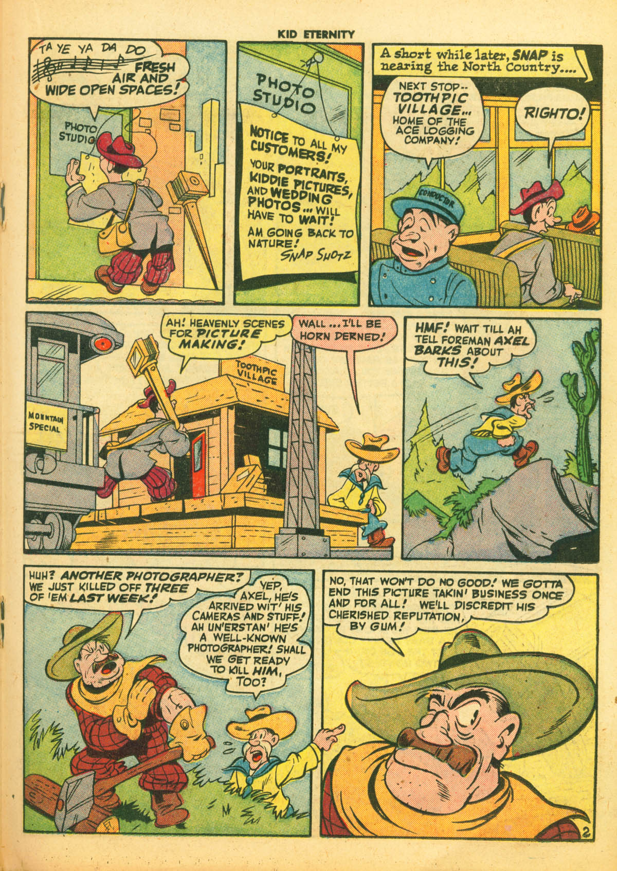 Read online Kid Eternity (1946) comic -  Issue #2 - 27