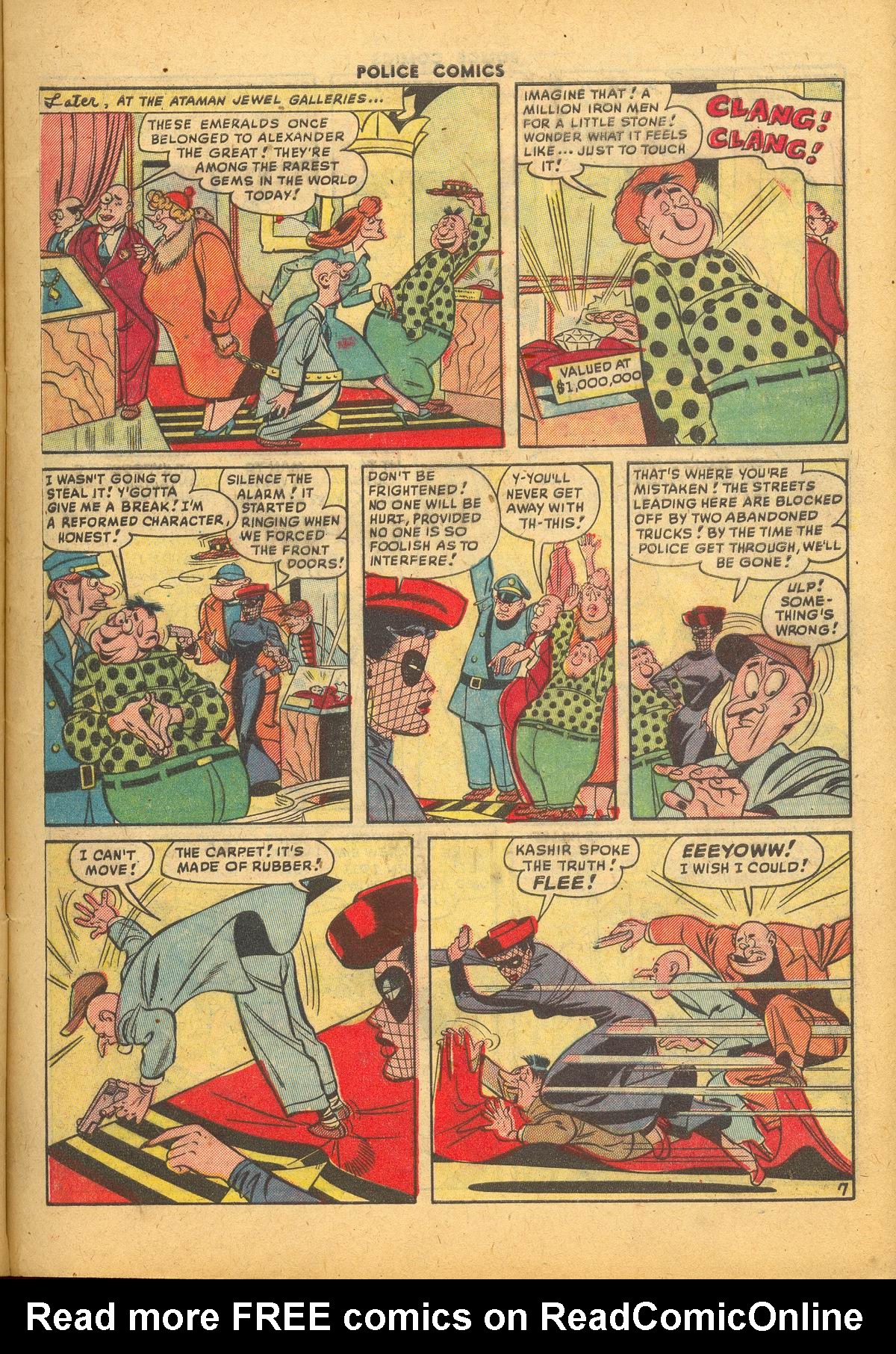 Read online Police Comics comic -  Issue #96 - 9