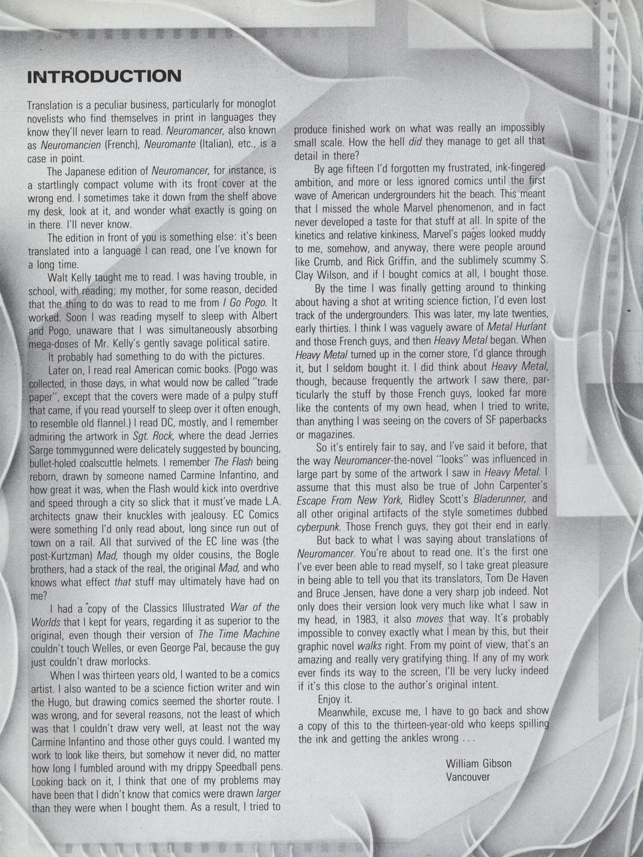 Read online Neuromancer comic -  Issue # Full - 5