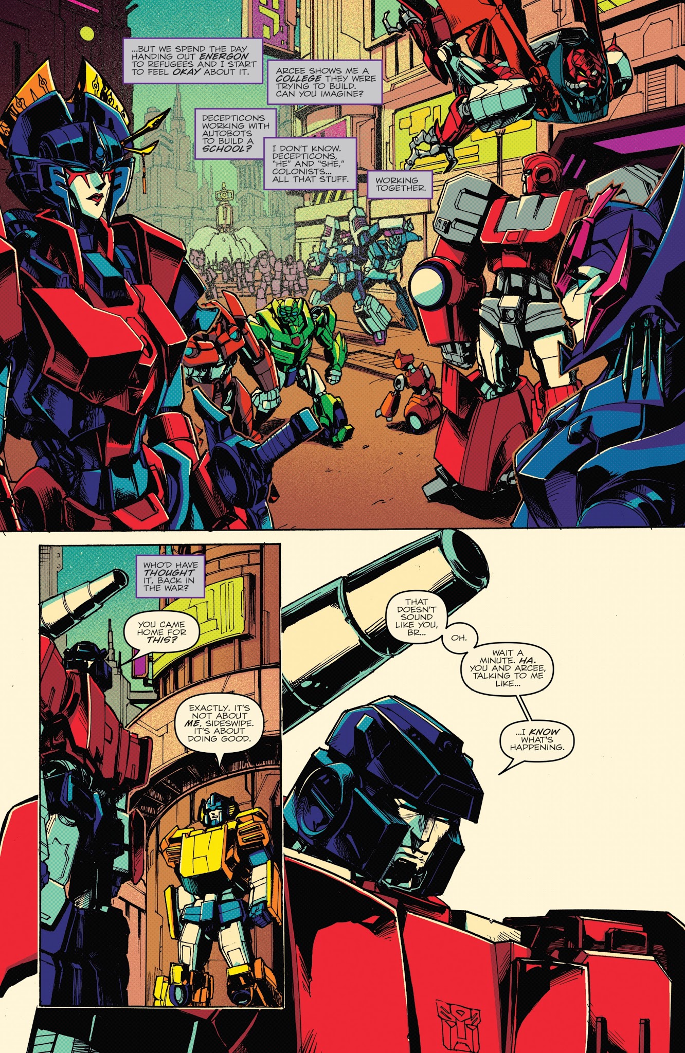 Read online Optimus Prime comic -  Issue #9 - 20